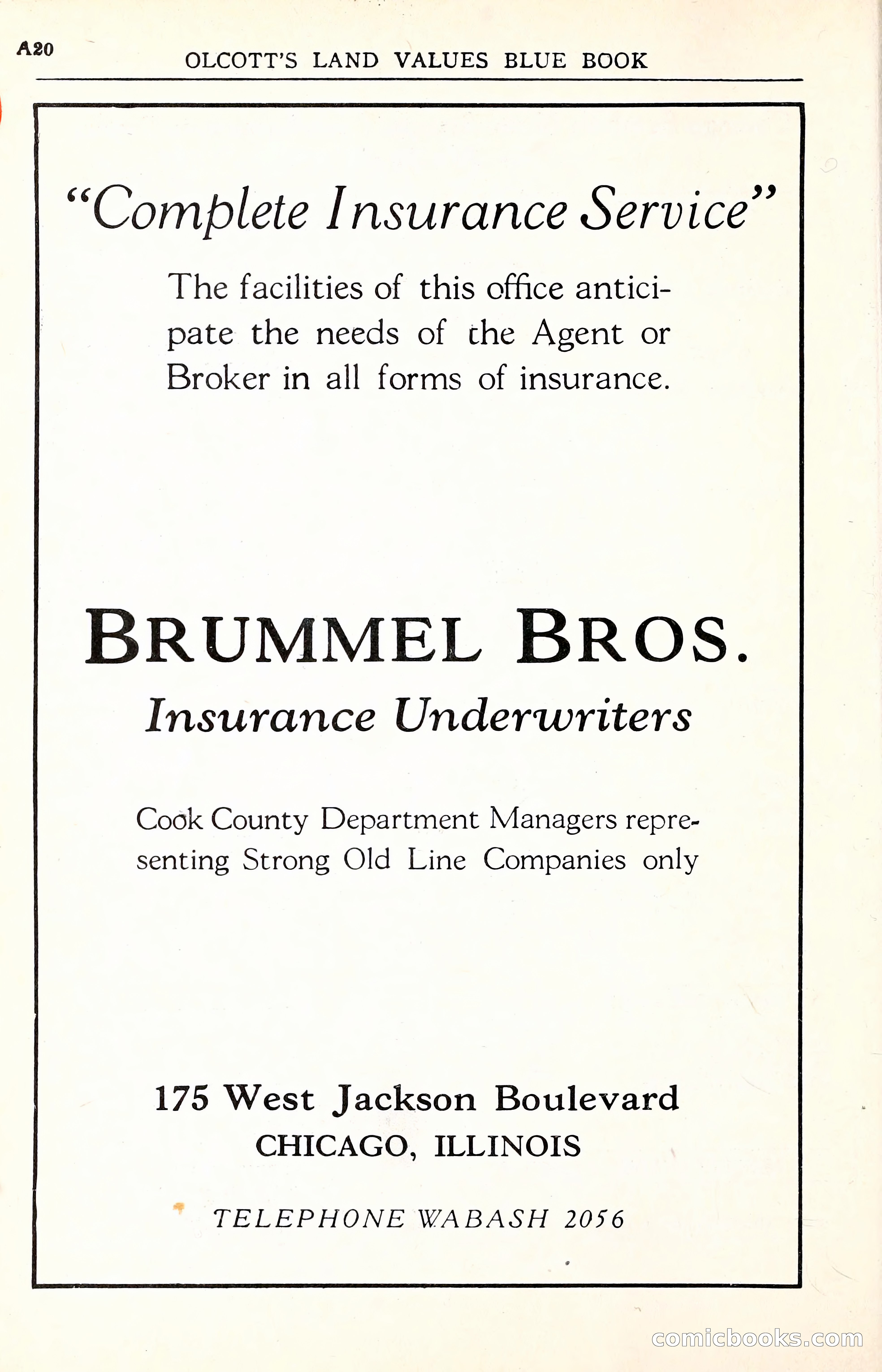 Olcott's Land Values Blue Book of Chicago — page 21 of 399