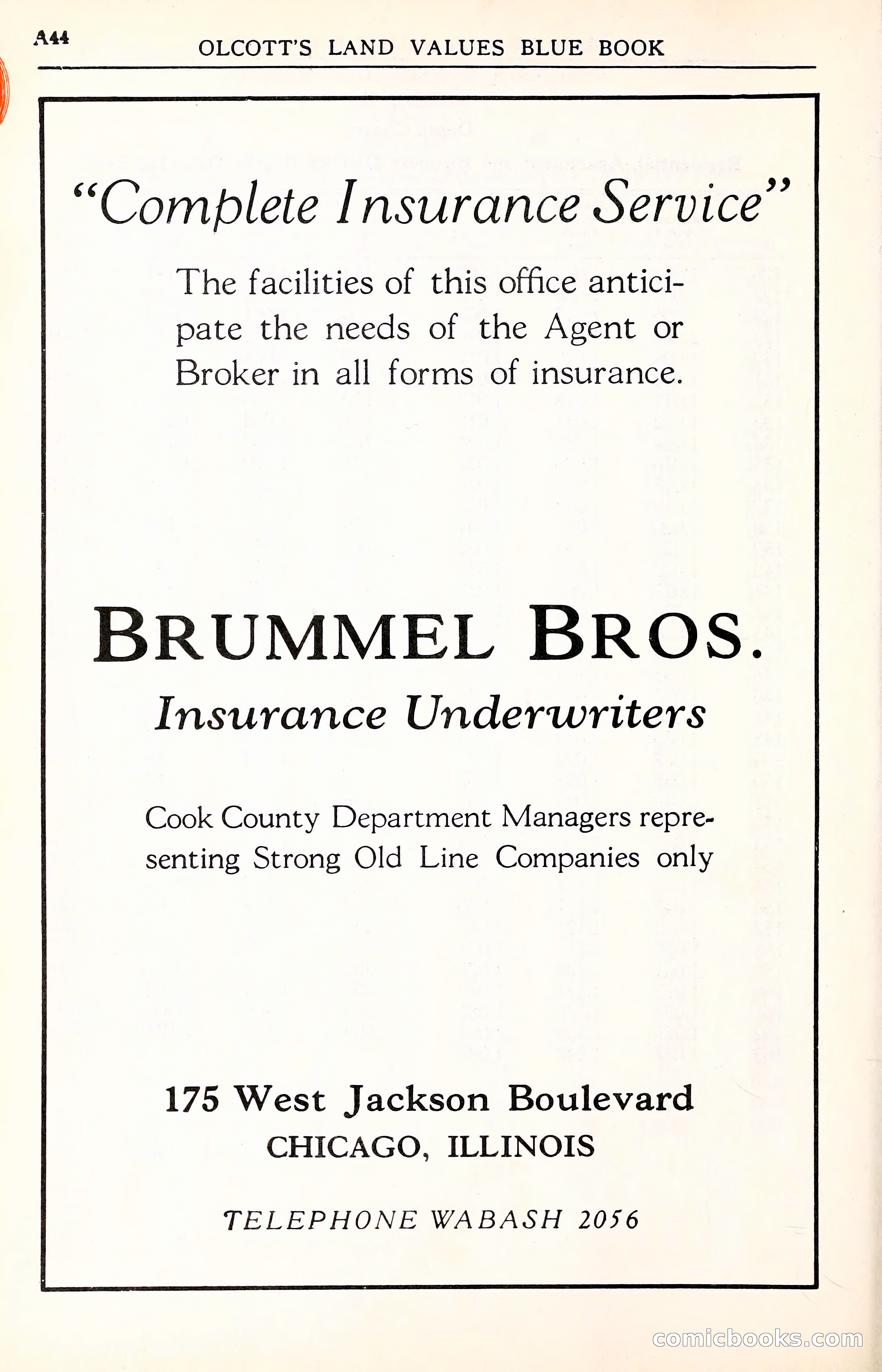 Olcott's Land Values Blue Book of Chicago — page 45 of 399