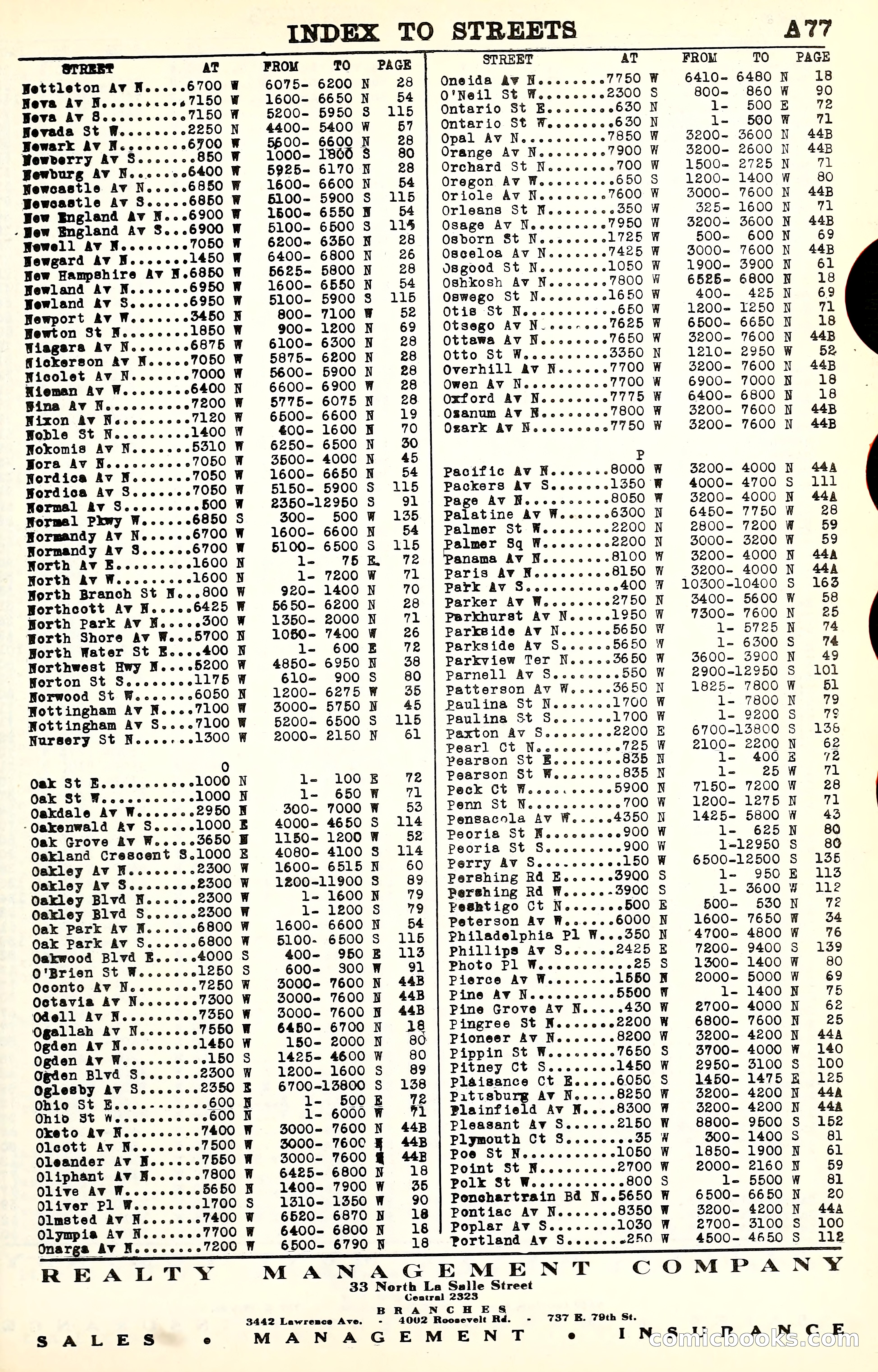 Olcott's Land Values Blue Book of Chicago — page 78 of 399