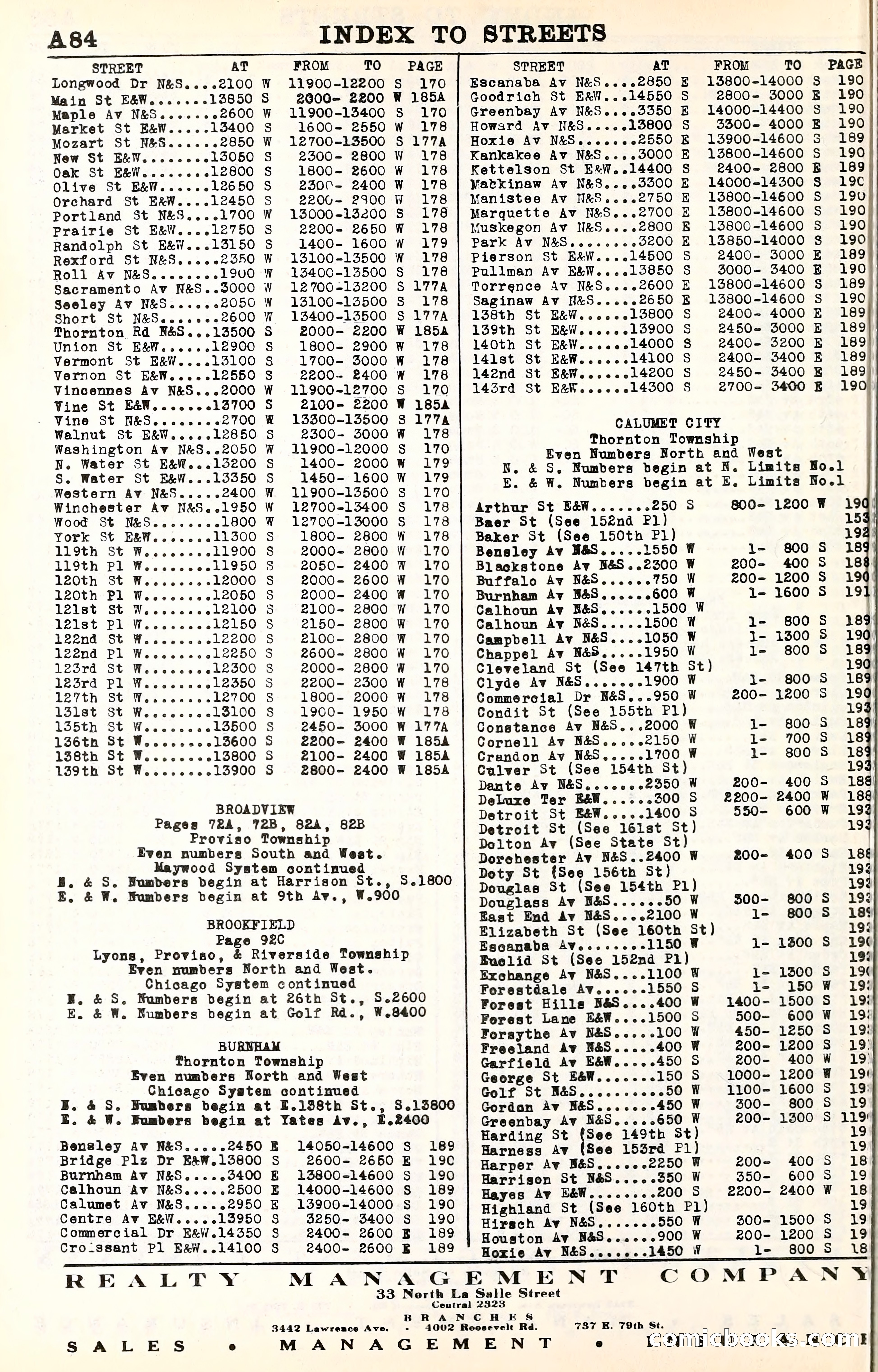 Olcott's Land Values Blue Book of Chicago — page 85 of 399