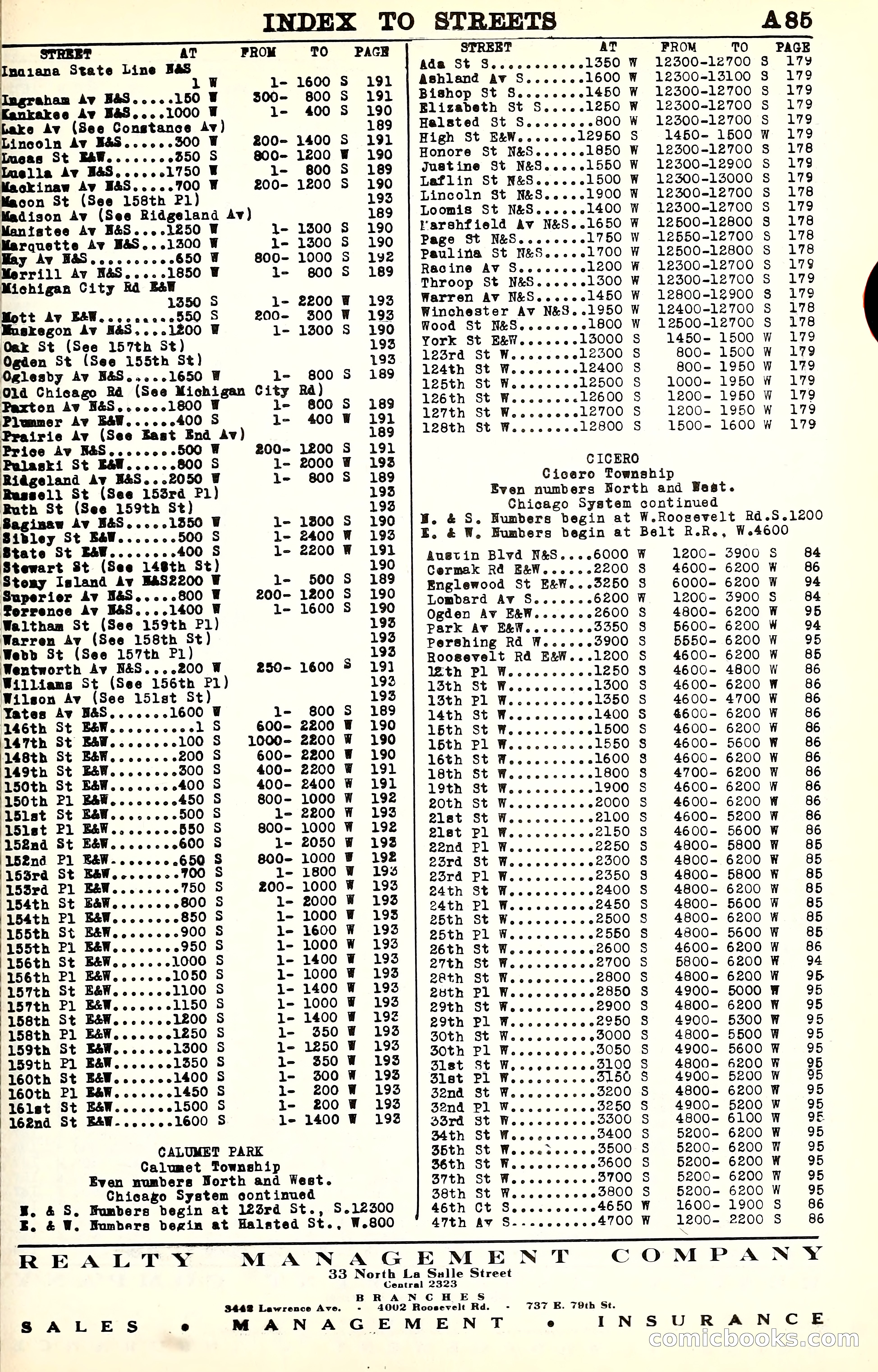 Olcott's Land Values Blue Book of Chicago — page 86 of 399