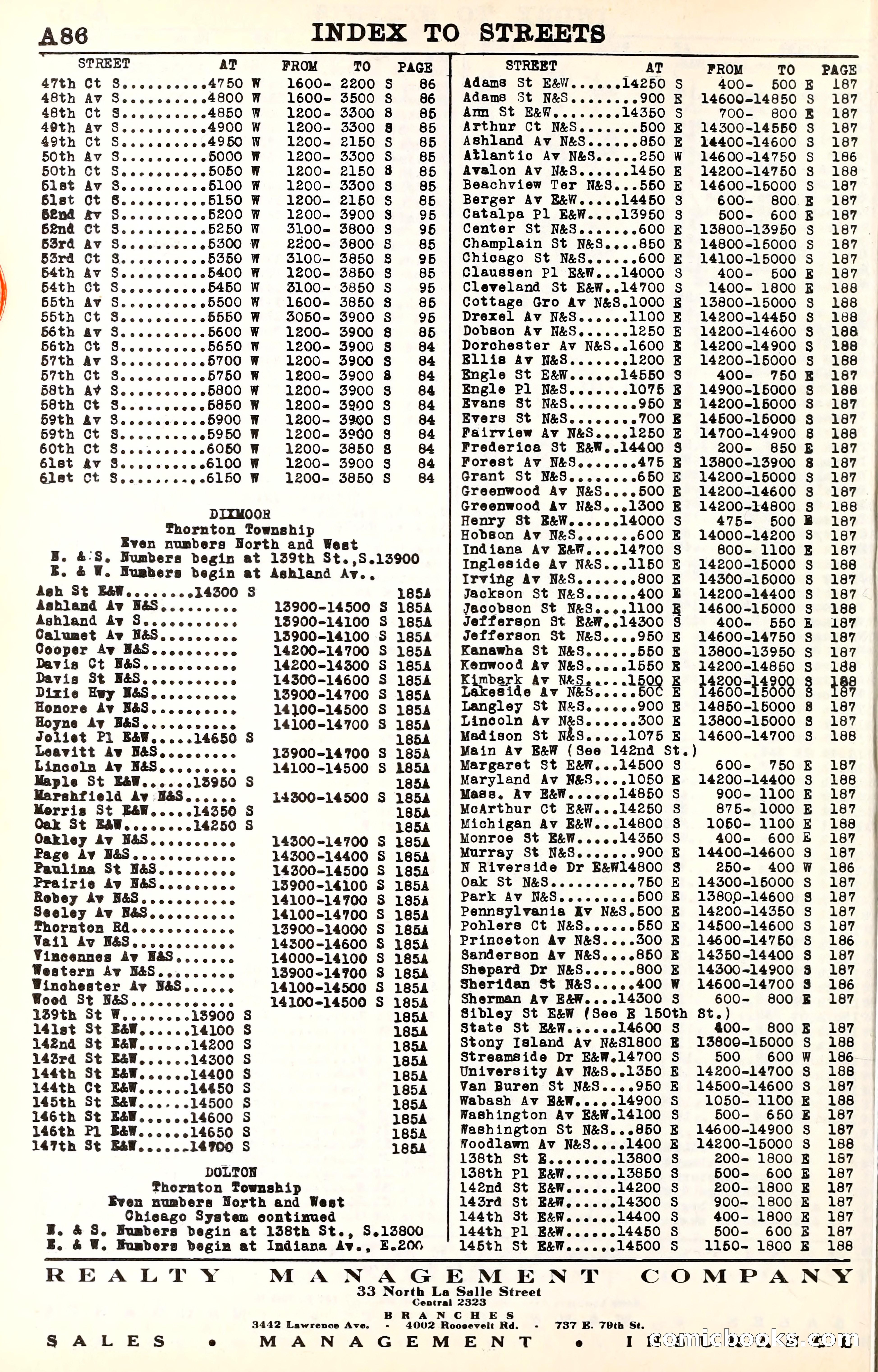 Olcott's Land Values Blue Book of Chicago — page 87 of 399