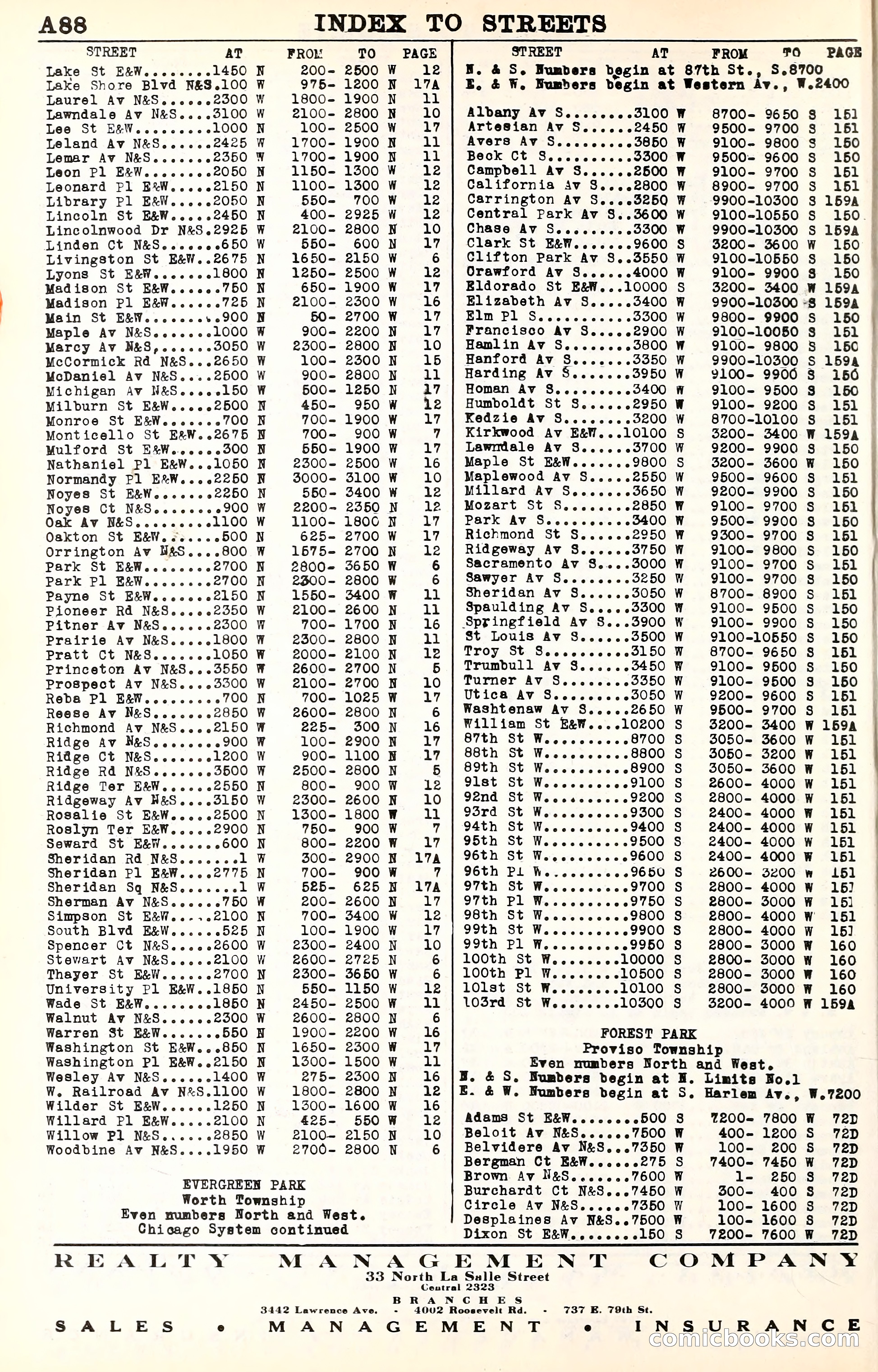 Olcott's Land Values Blue Book of Chicago — page 89 of 399