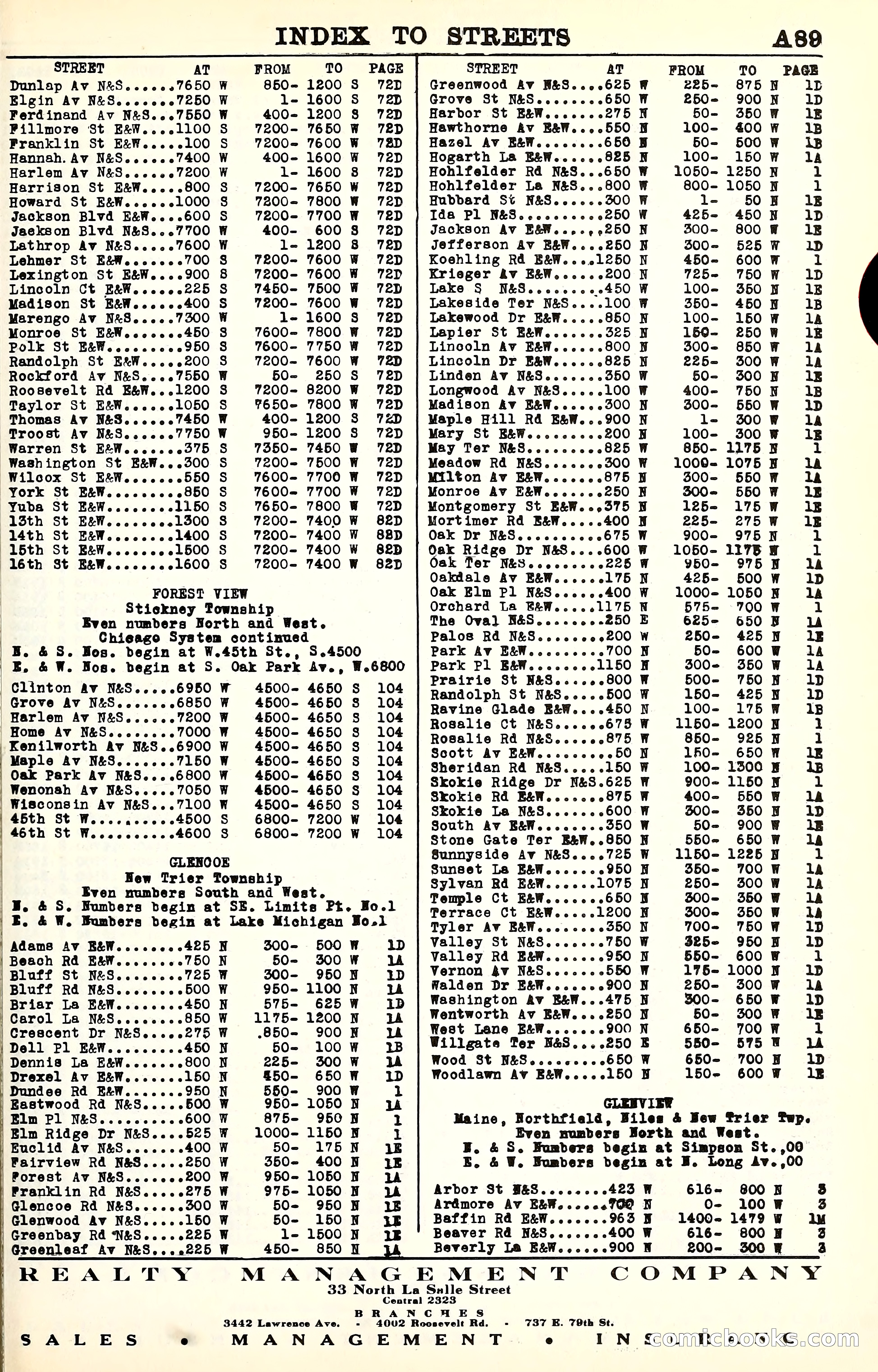Olcott's Land Values Blue Book of Chicago — page 90 of 399