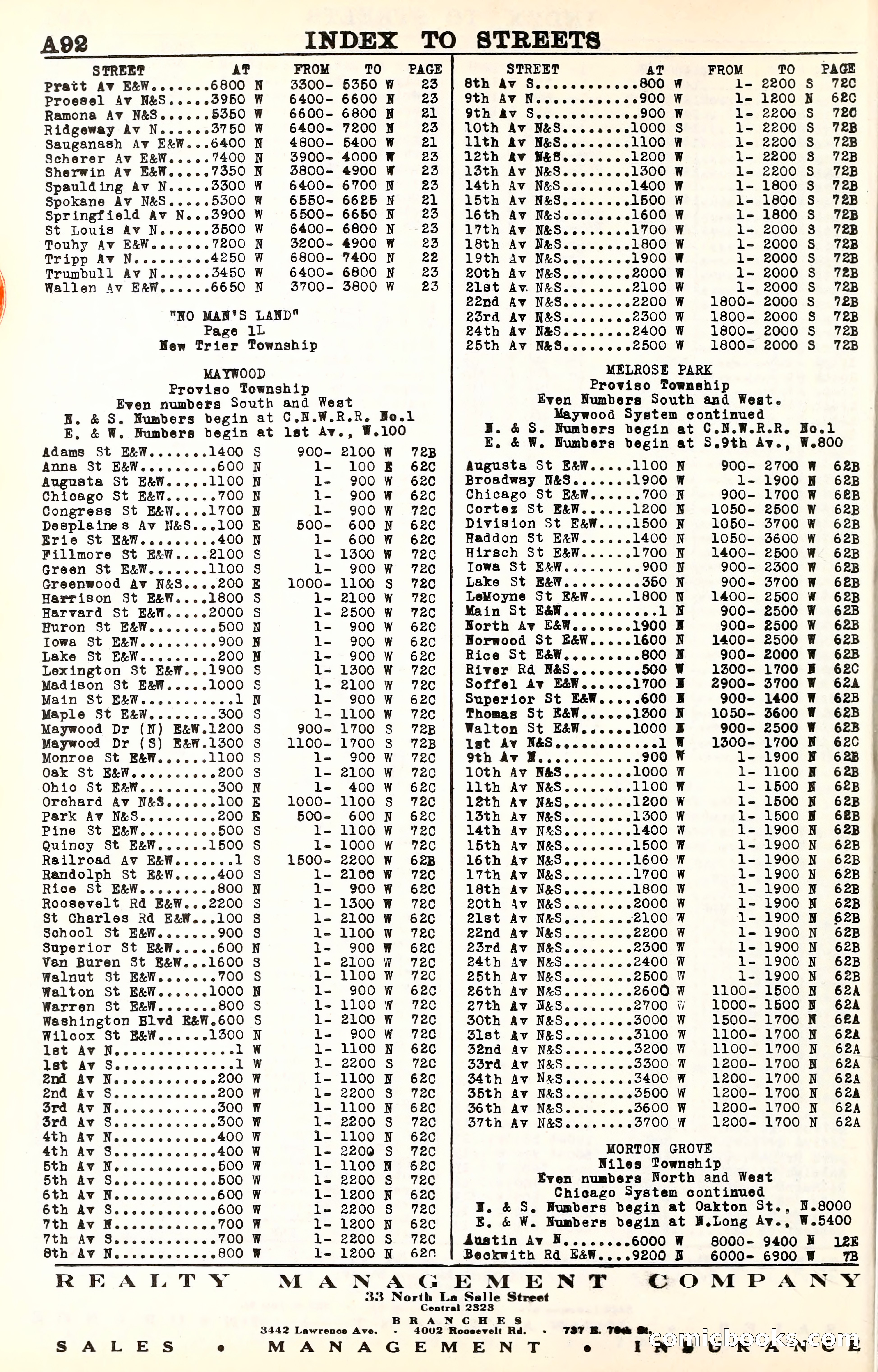 Olcott's Land Values Blue Book of Chicago — page 93 of 399