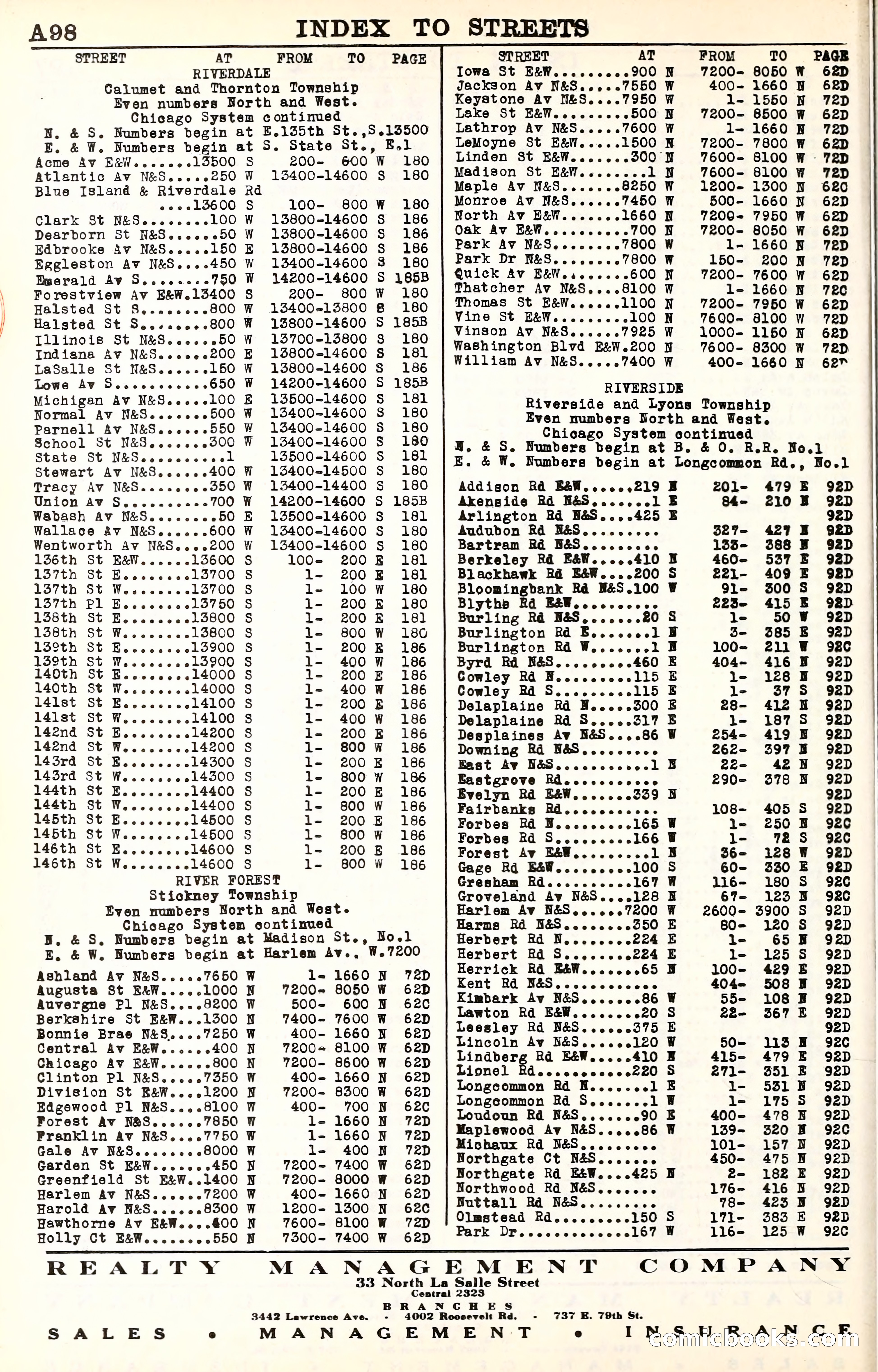Olcott's Land Values Blue Book of Chicago — page 99 of 399