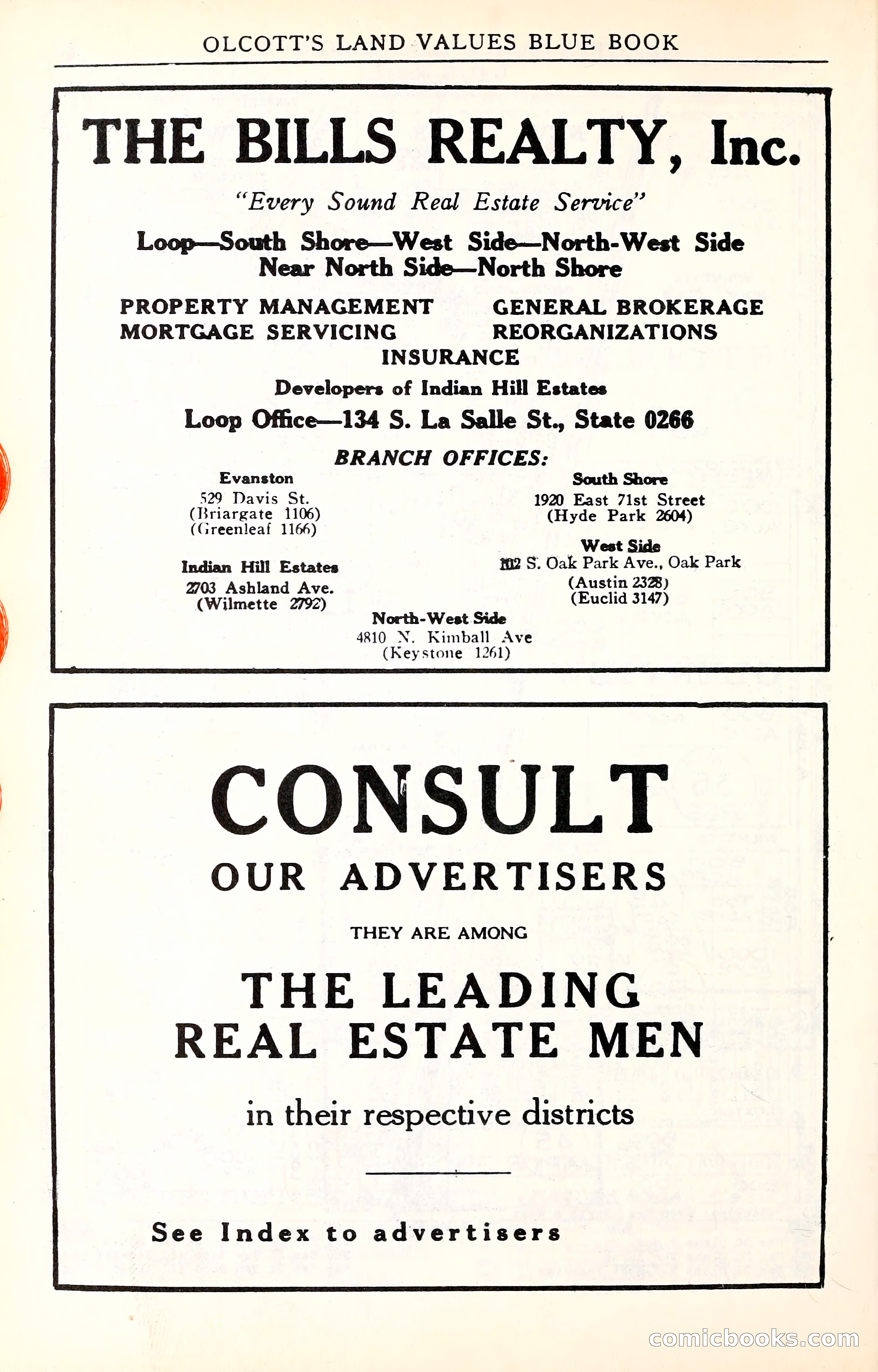 Olcott's Land Values Blue Book of Chicago — page 121 of 399