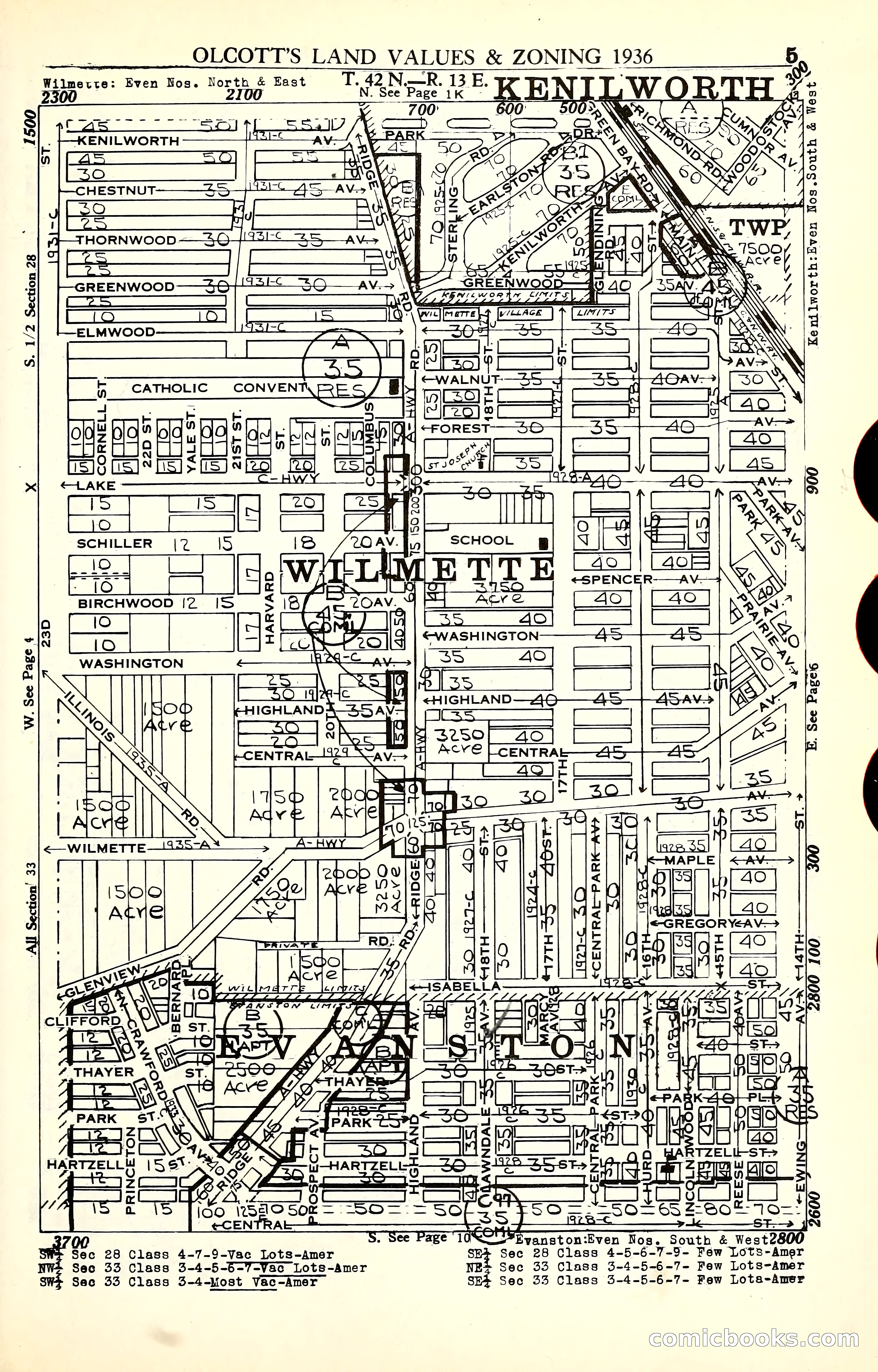 Olcott's Land Values Blue Book of Chicago — page 124 of 399