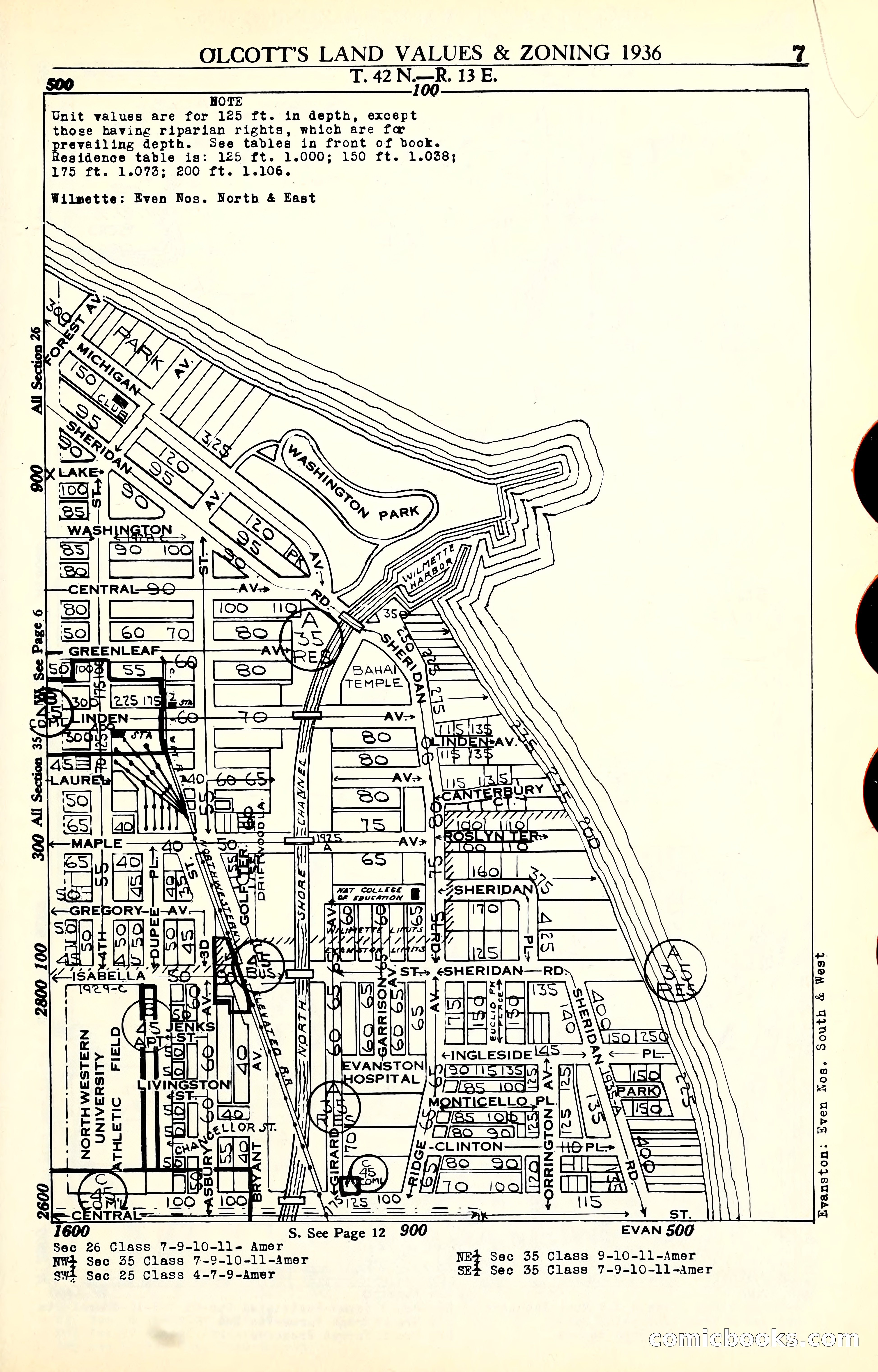 Olcott's Land Values Blue Book of Chicago — page 126 of 399