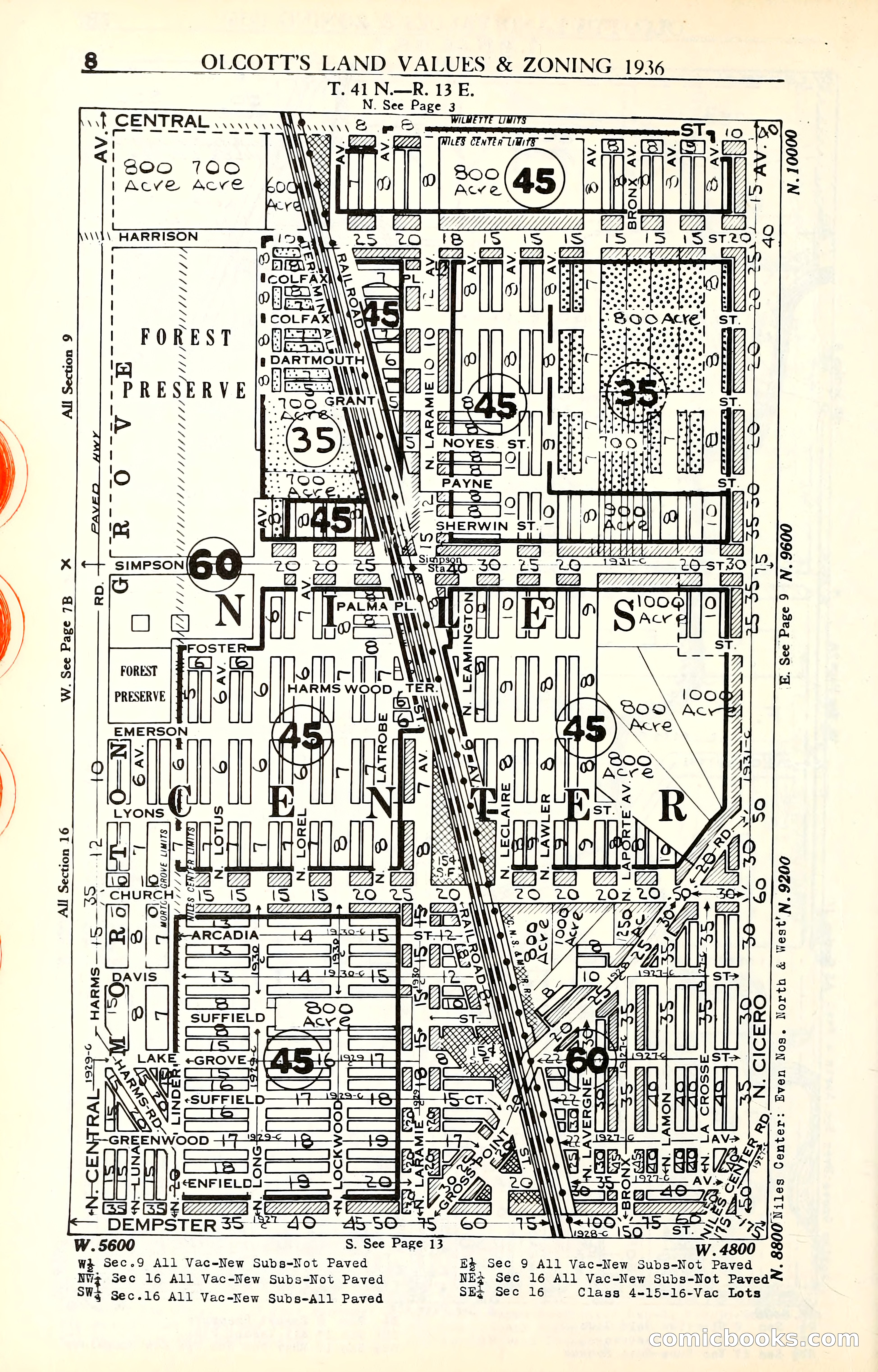 Olcott's Land Values Blue Book of Chicago — page 129 of 399