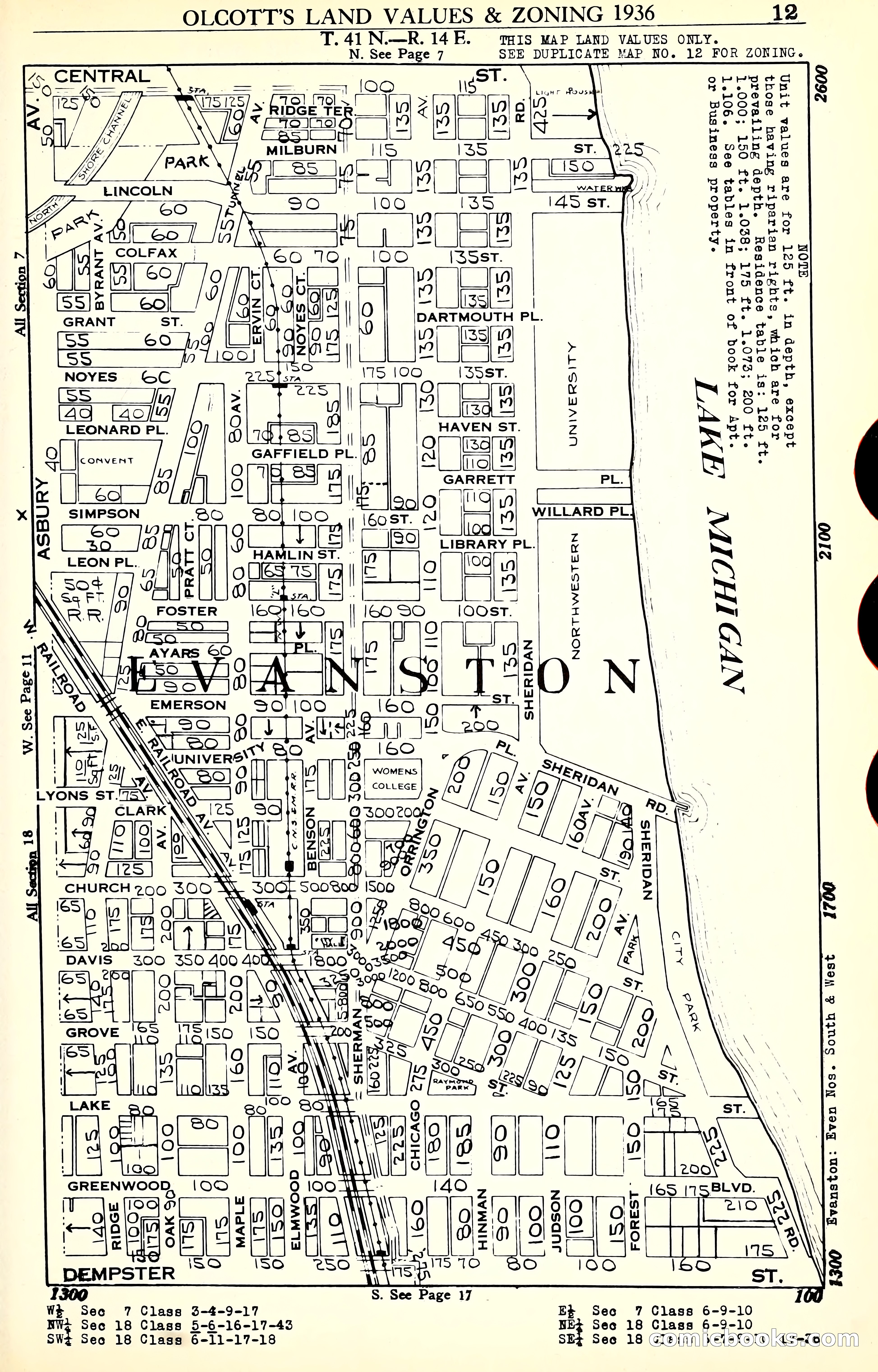 Olcott's Land Values Blue Book of Chicago — page 134 of 399