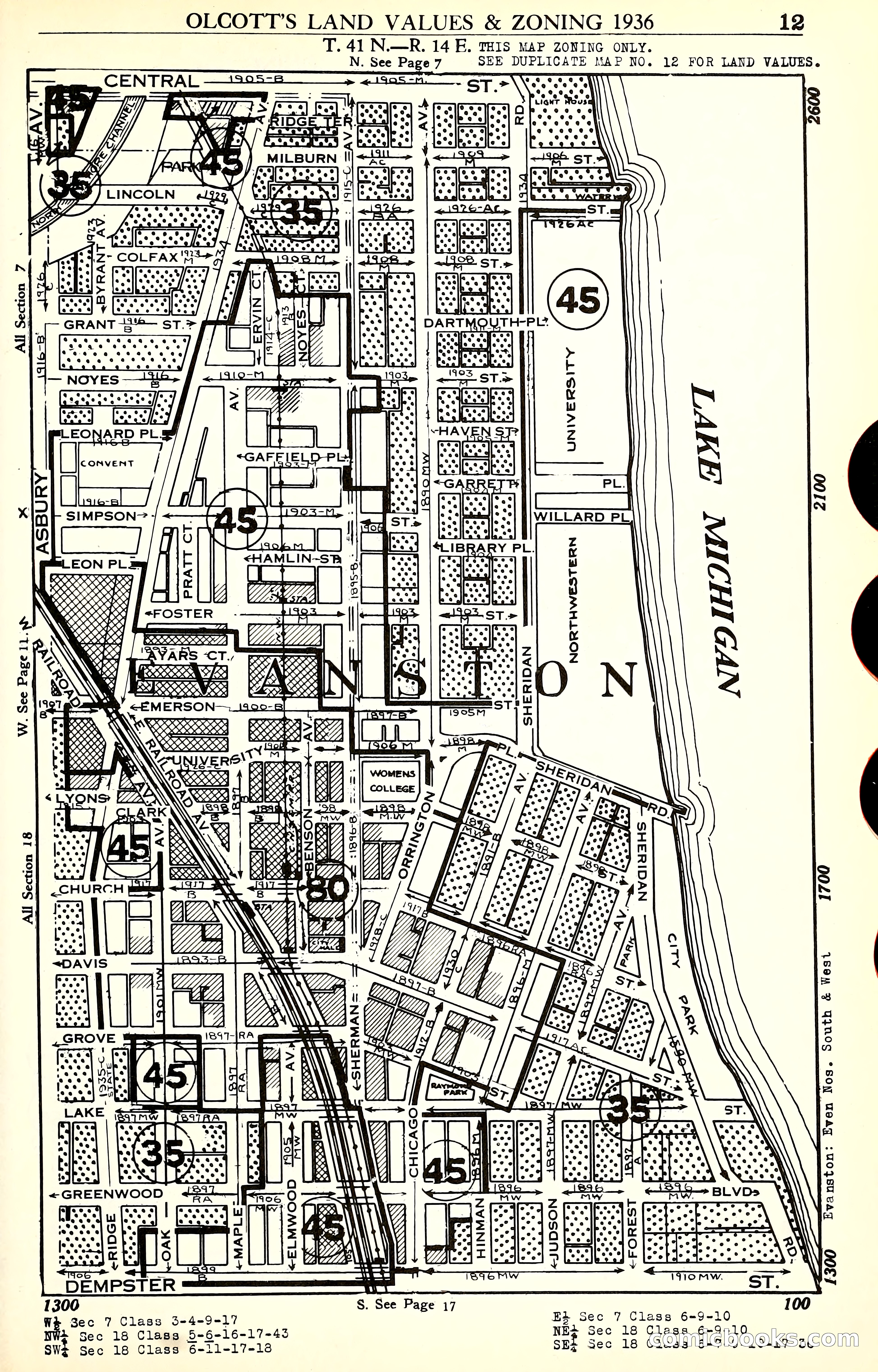 Olcott's Land Values Blue Book of Chicago — page 136 of 399