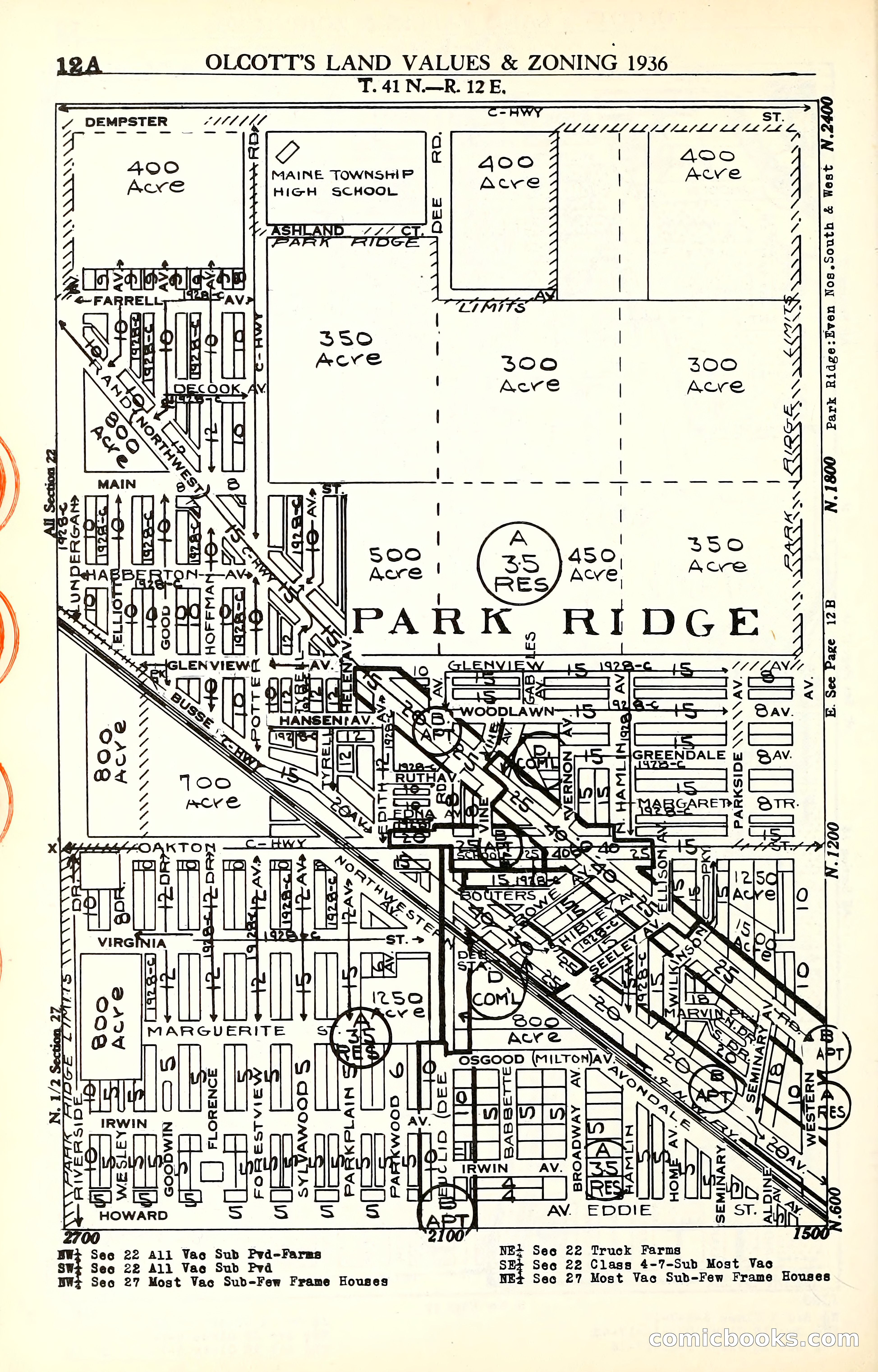 Olcott's Land Values Blue Book of Chicago — page 137 of 399