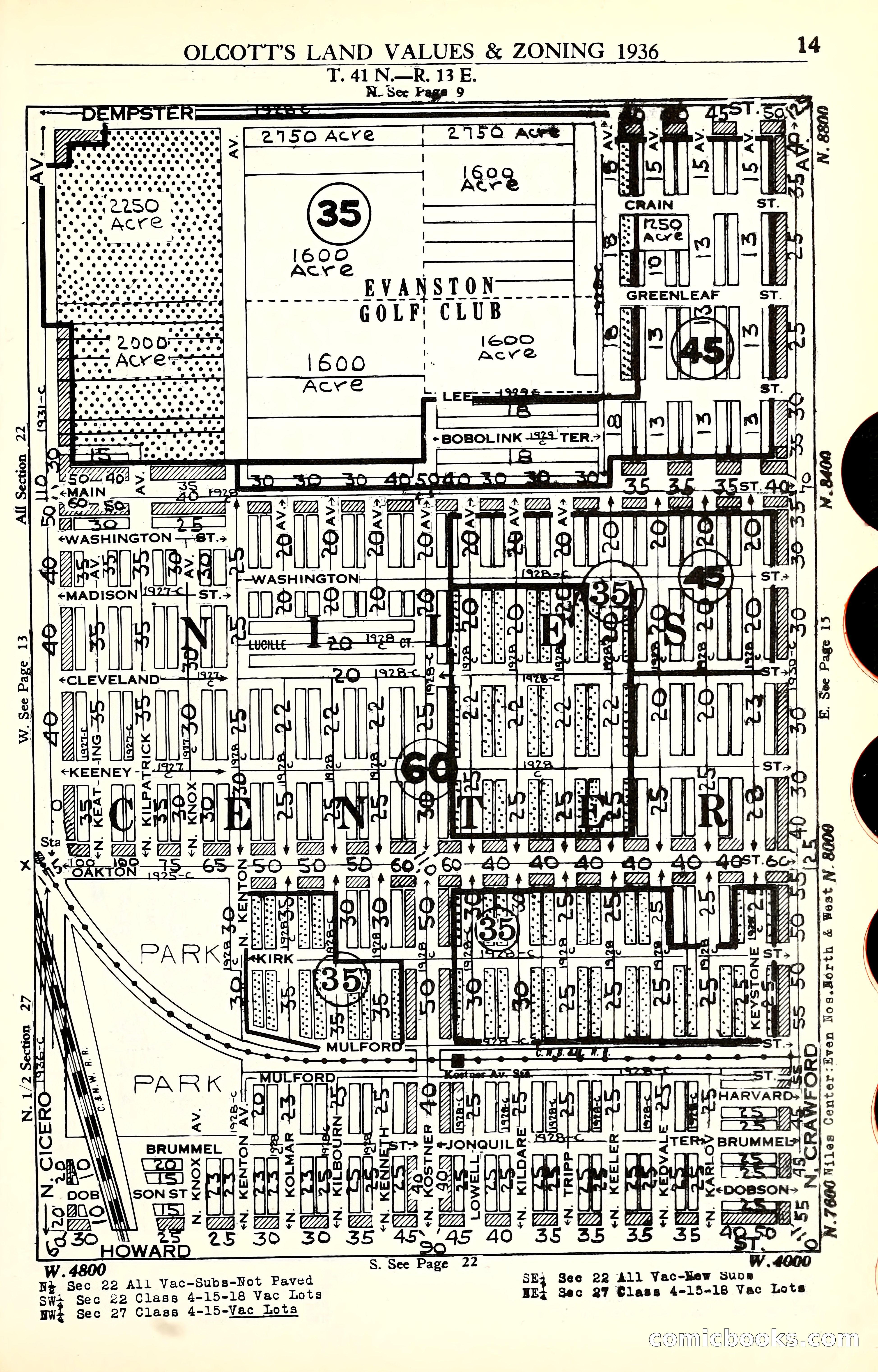 Olcott's Land Values Blue Book of Chicago — page 146 of 399
