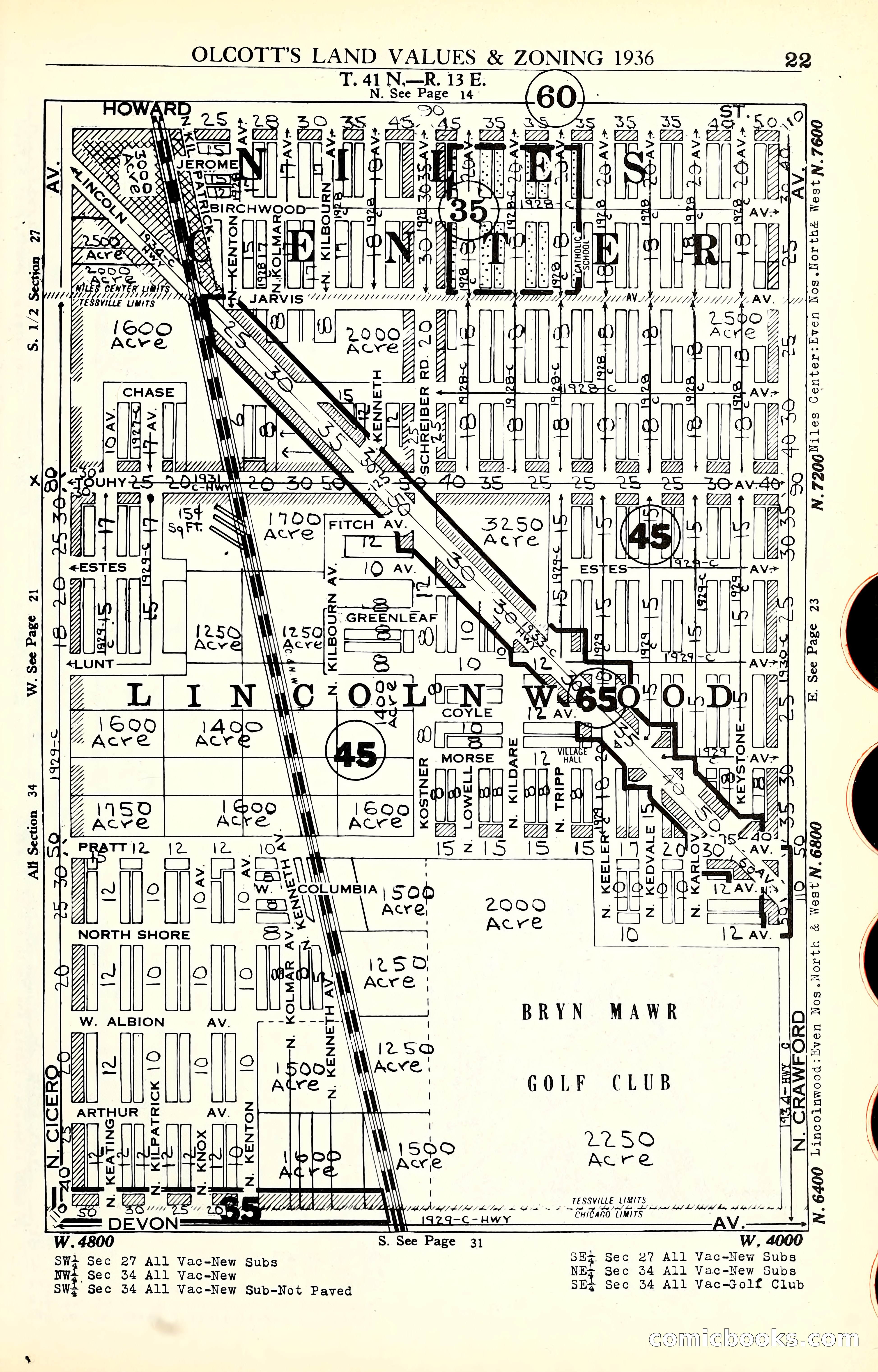 Olcott's Land Values Blue Book of Chicago — page 158 of 399