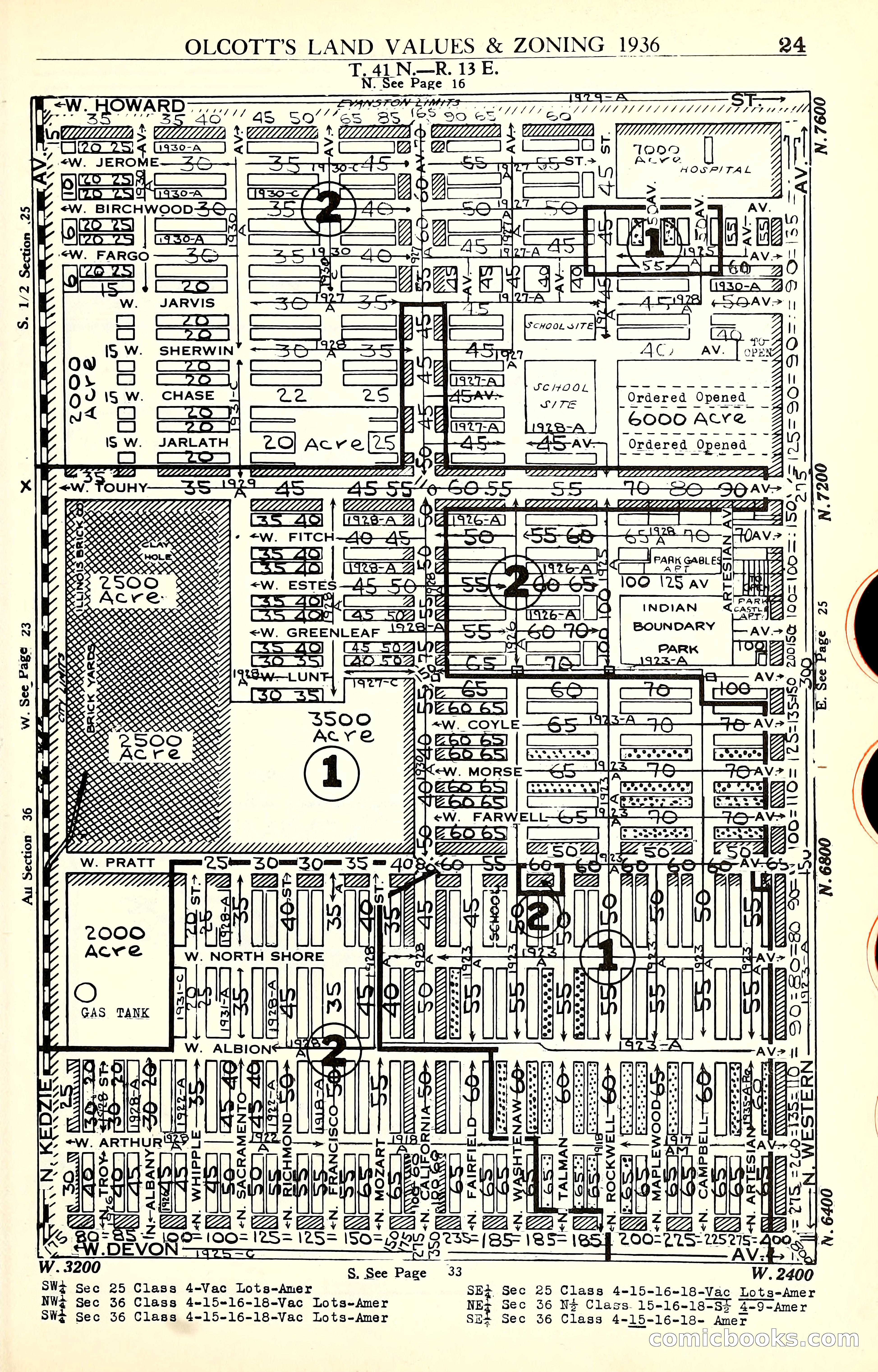 Olcott's Land Values Blue Book of Chicago — page 160 of 399