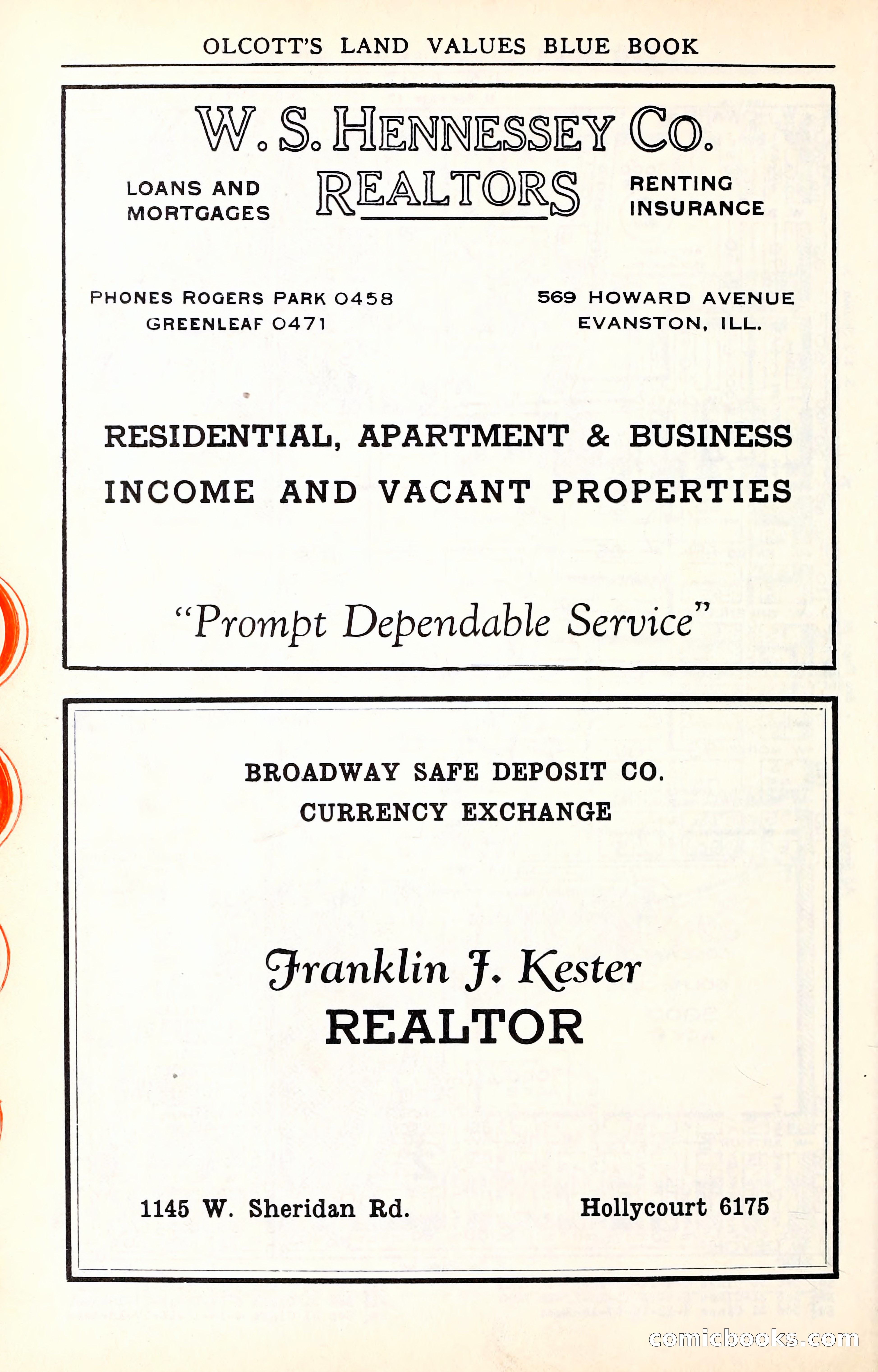 Olcott's Land Values Blue Book of Chicago — page 163 of 399