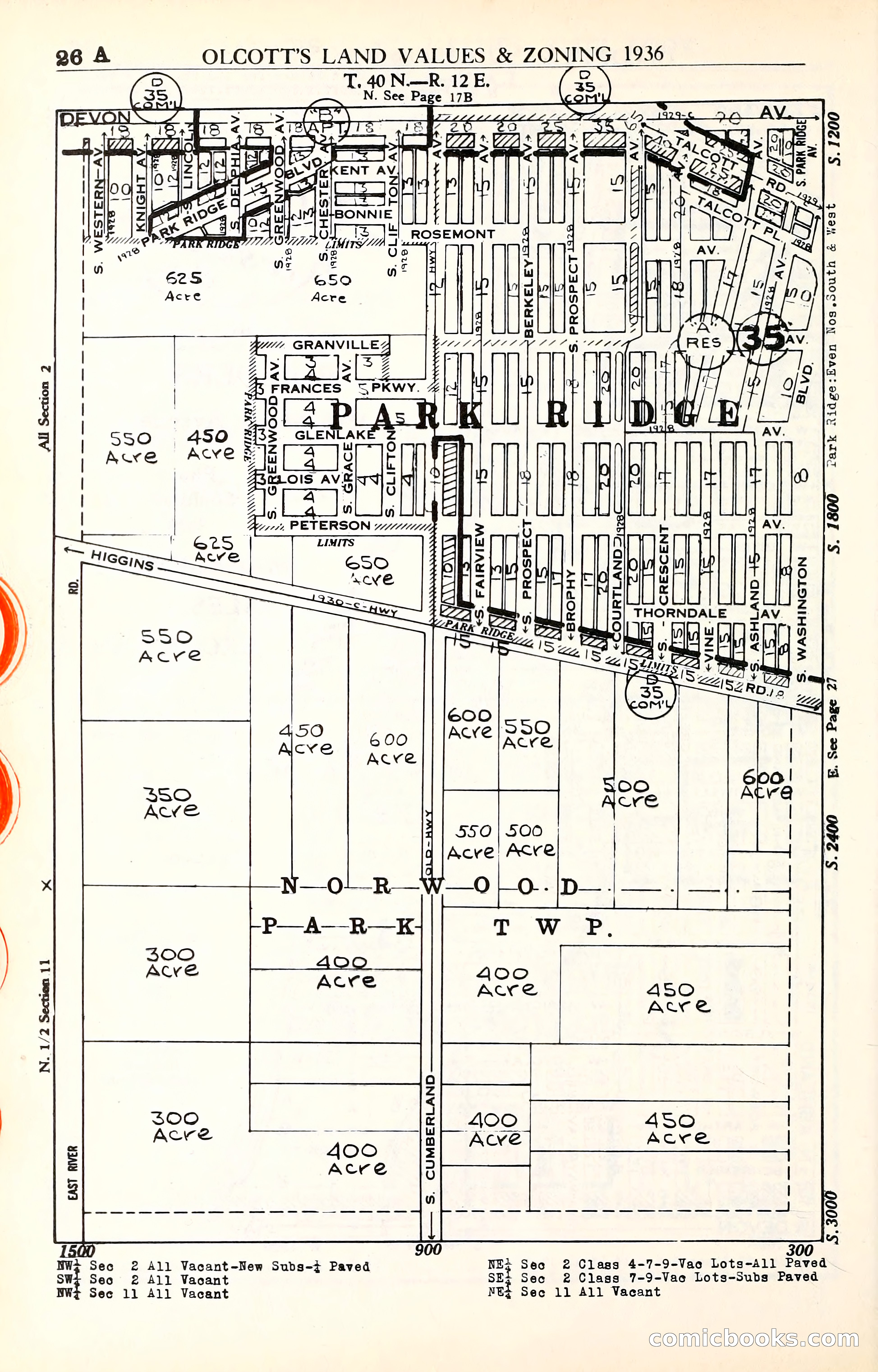 Olcott's Land Values Blue Book of Chicago — page 165 of 399