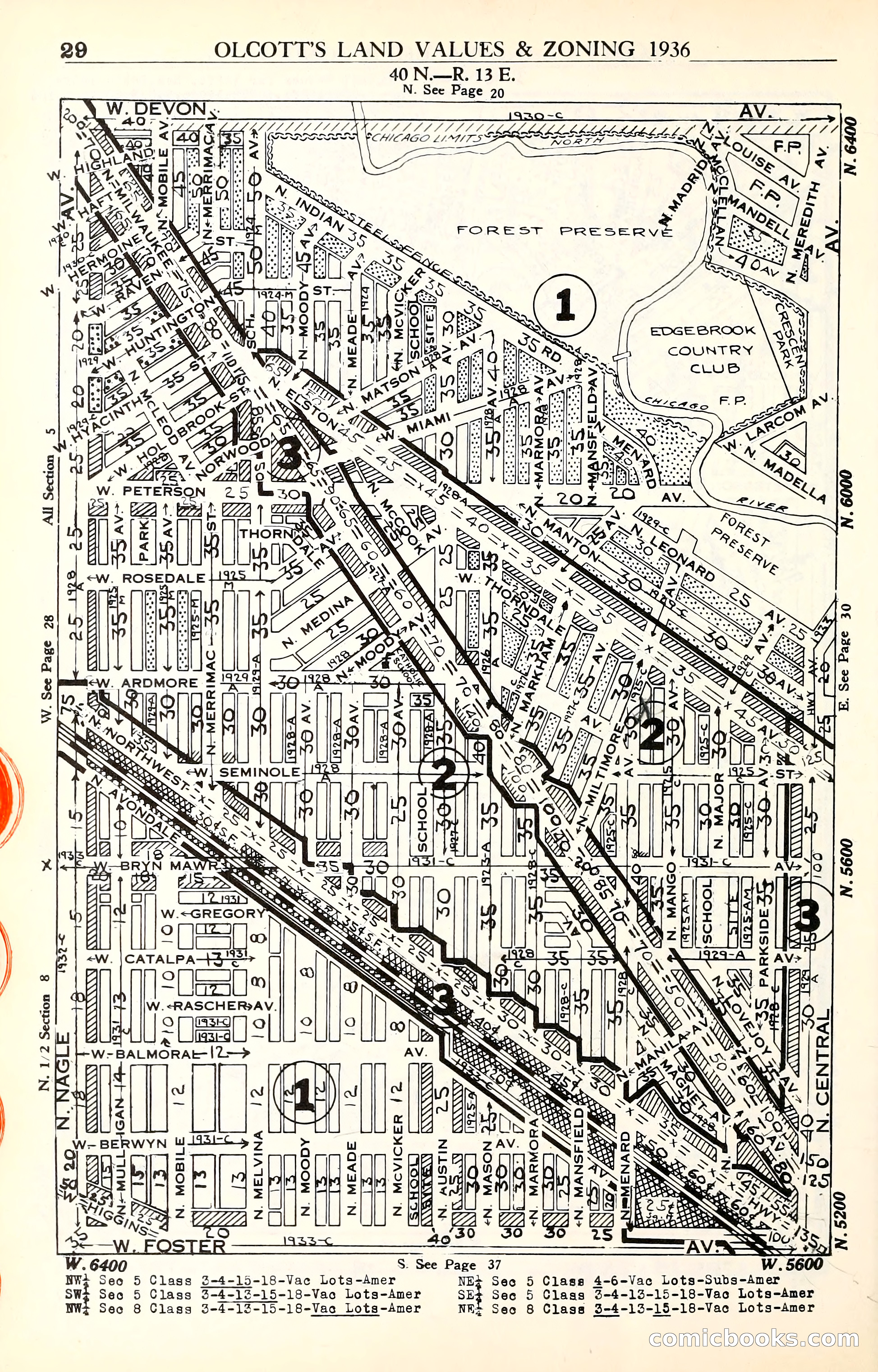 Olcott's Land Values Blue Book of Chicago — page 169 of 399