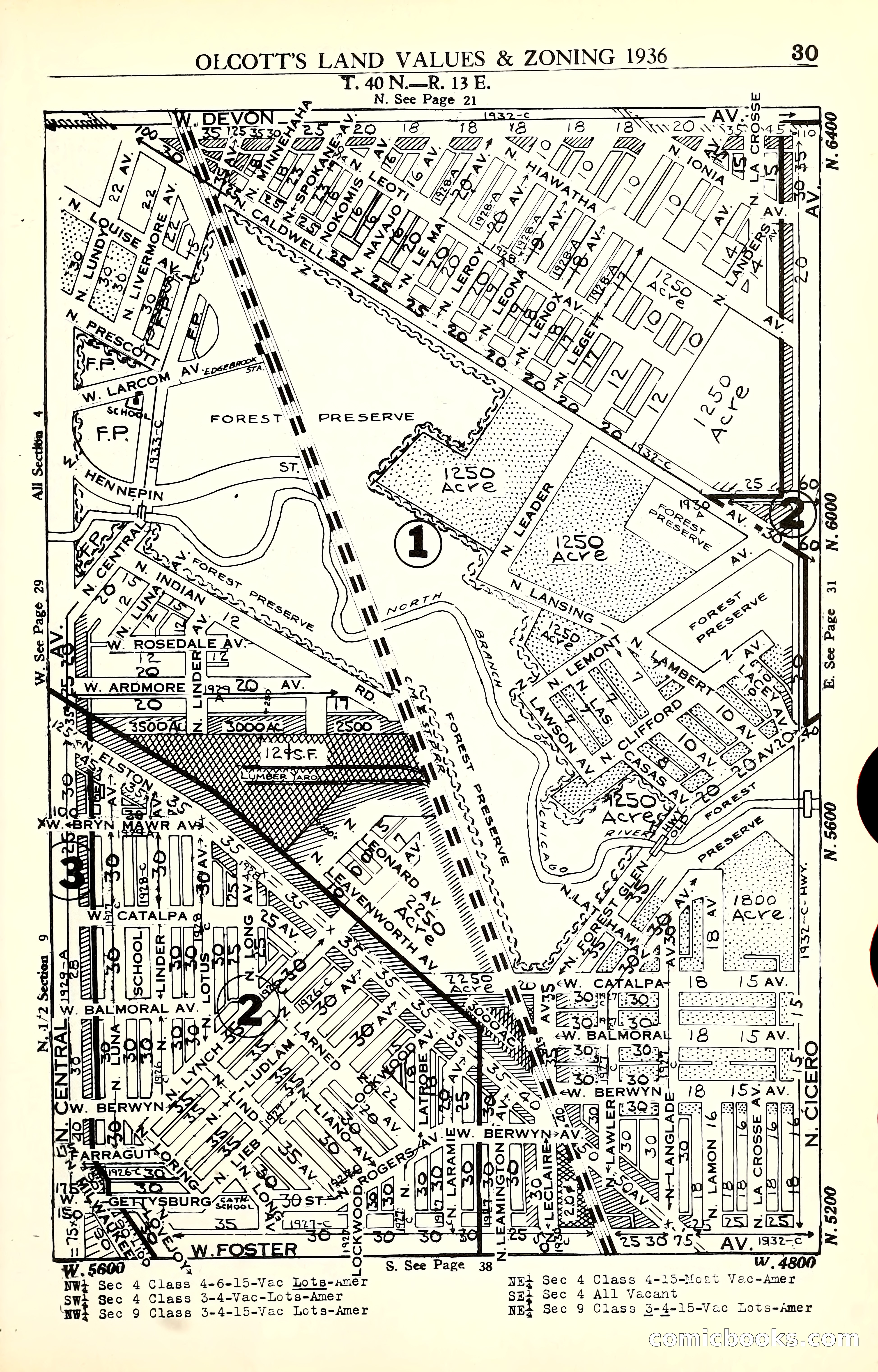 Olcott's Land Values Blue Book of Chicago — page 170 of 399