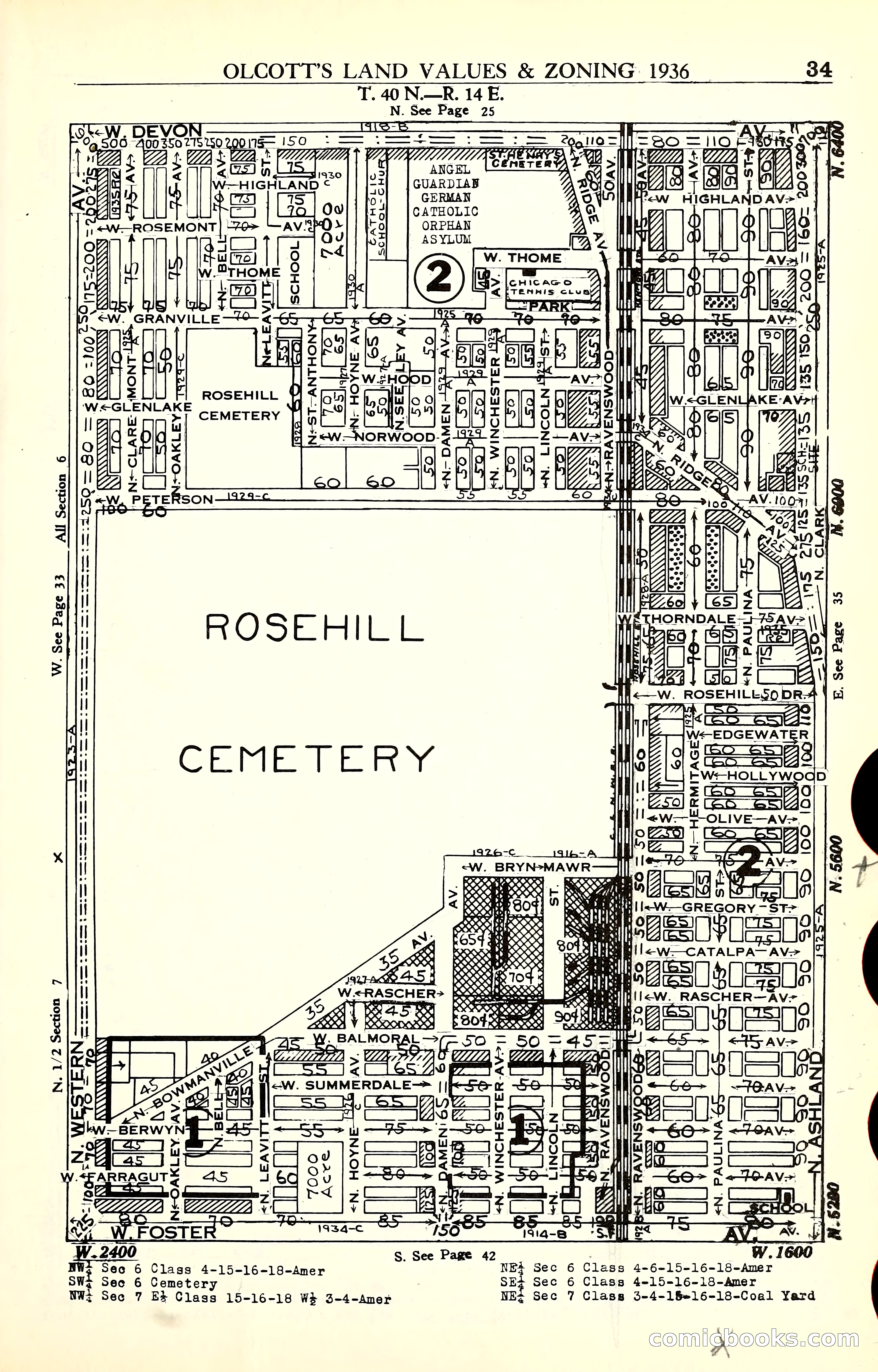 Olcott's Land Values Blue Book of Chicago — page 176 of 399