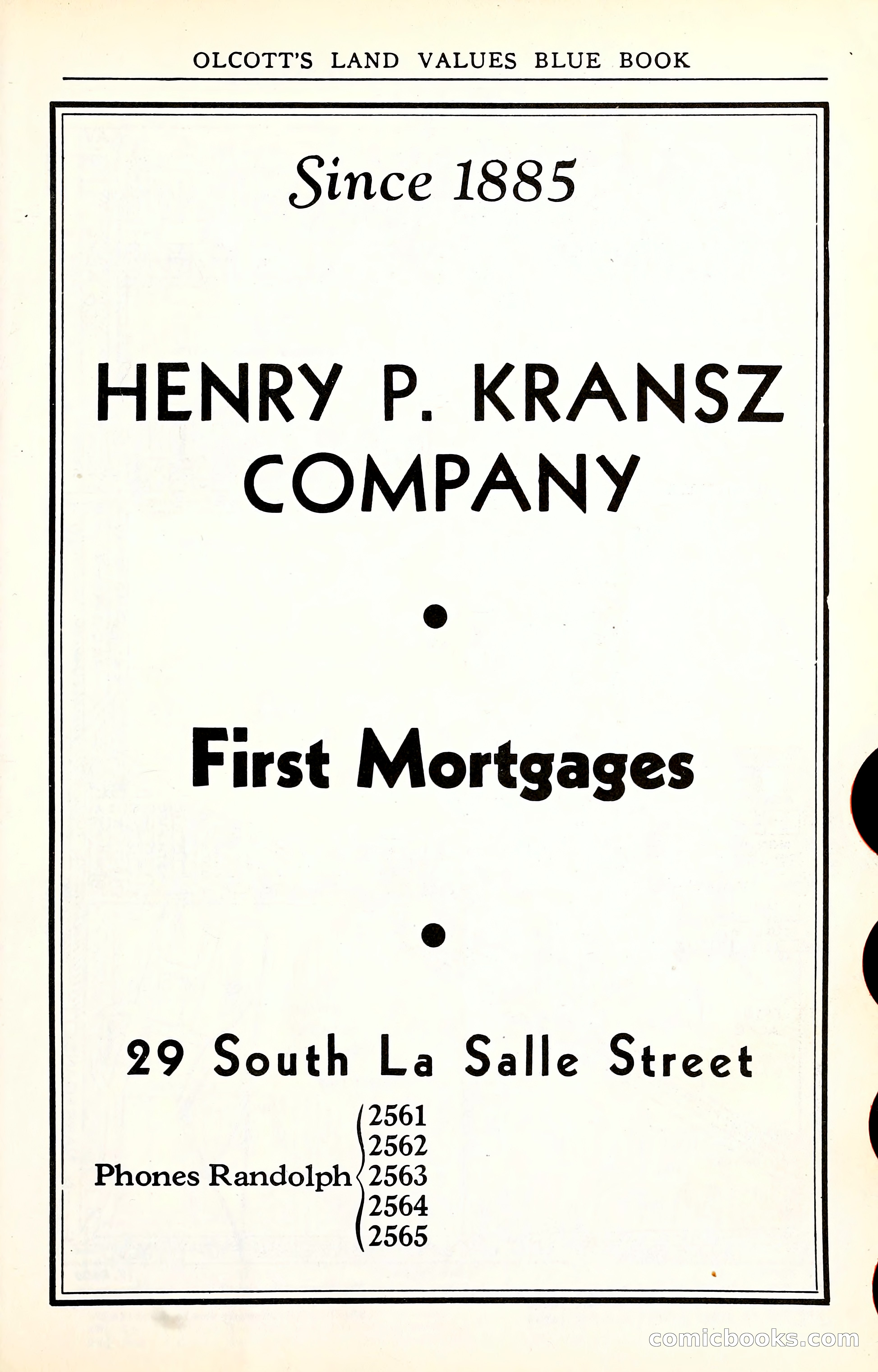 Olcott's Land Values Blue Book of Chicago — page 178 of 399