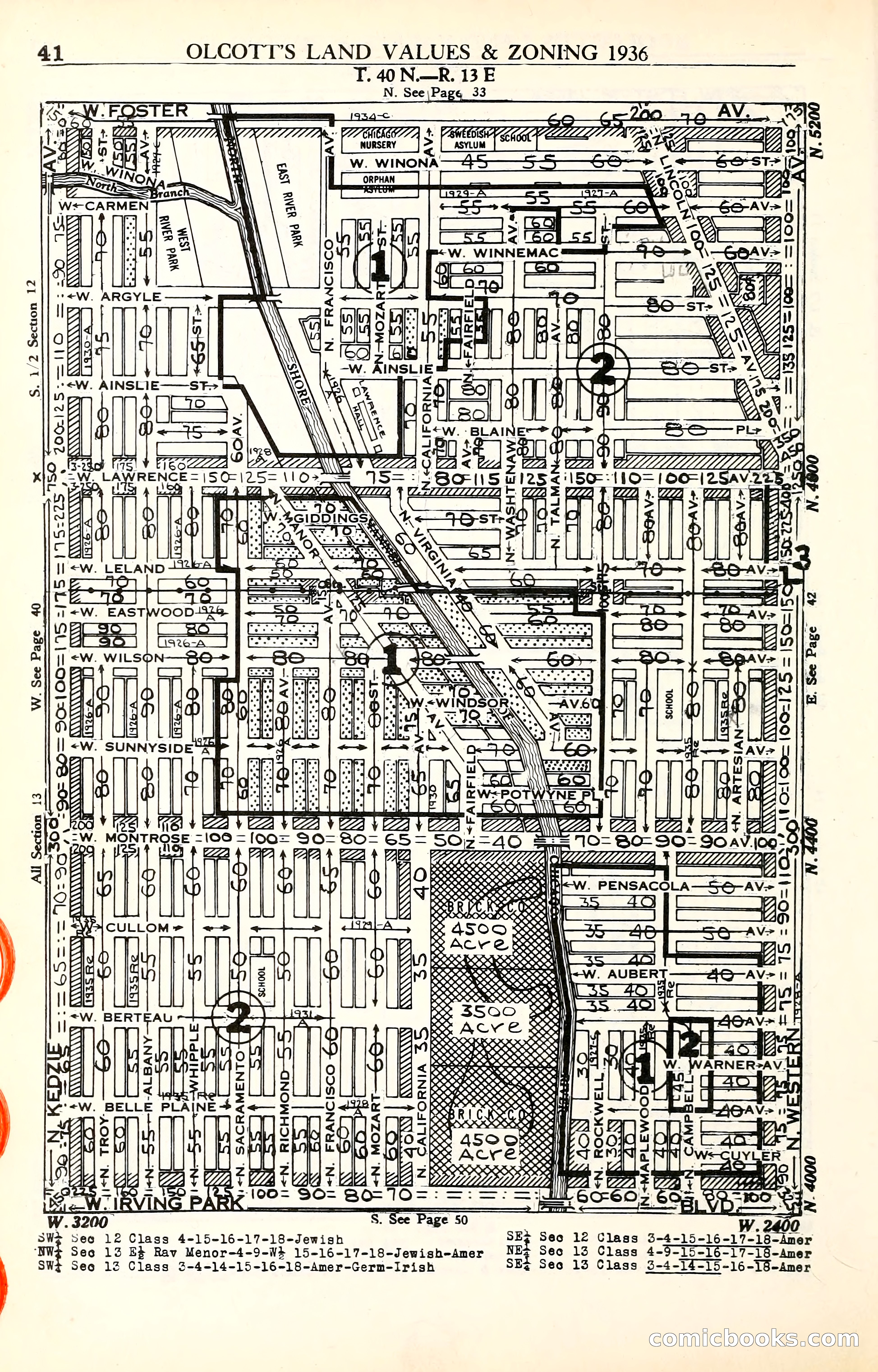 Olcott's Land Values Blue Book of Chicago — page 185 of 399