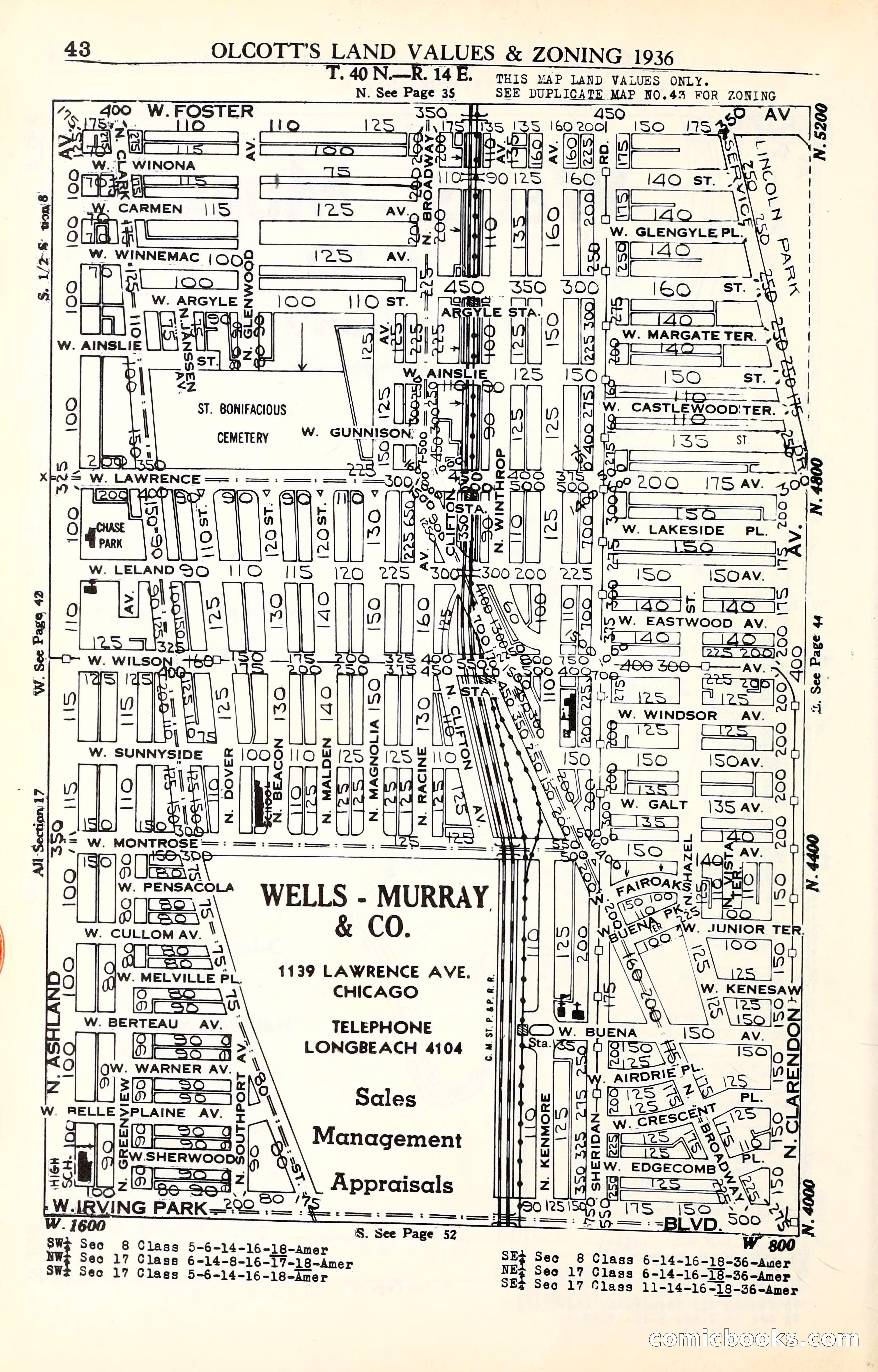 Olcott's Land Values Blue Book of Chicago — page 189 of 399