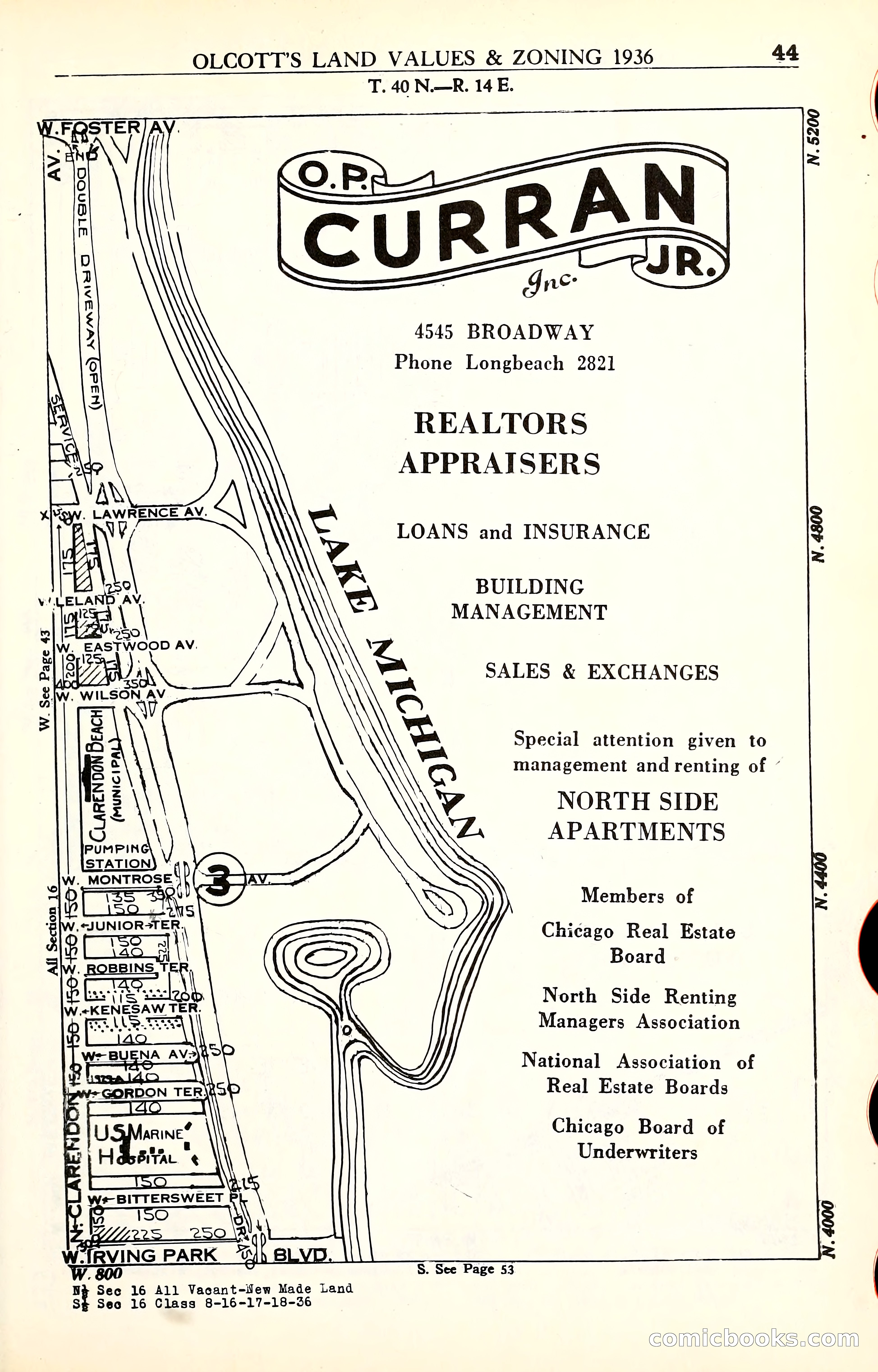 Olcott's Land Values Blue Book of Chicago — page 190 of 399