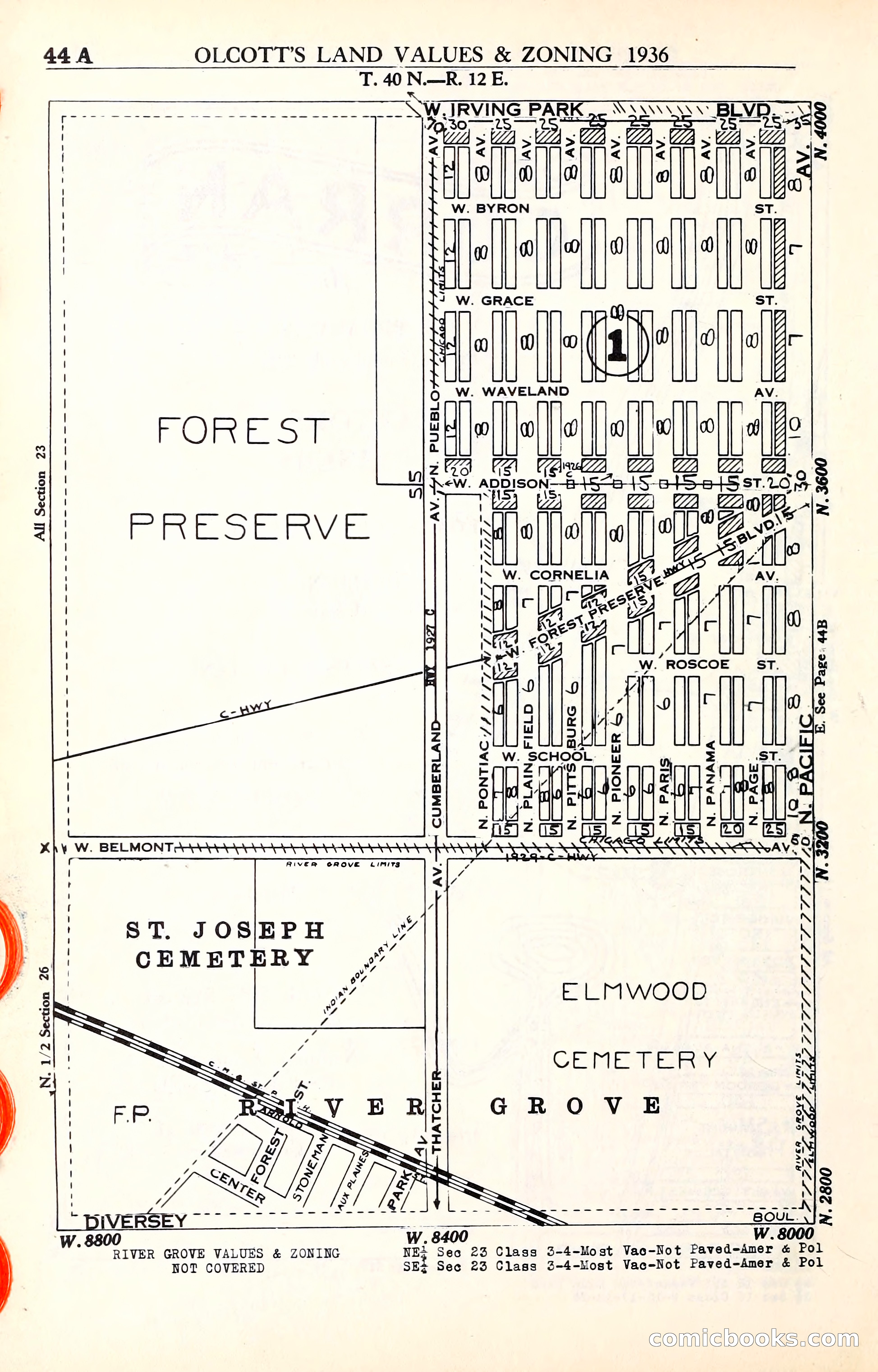 Olcott's Land Values Blue Book of Chicago — page 191 of 399