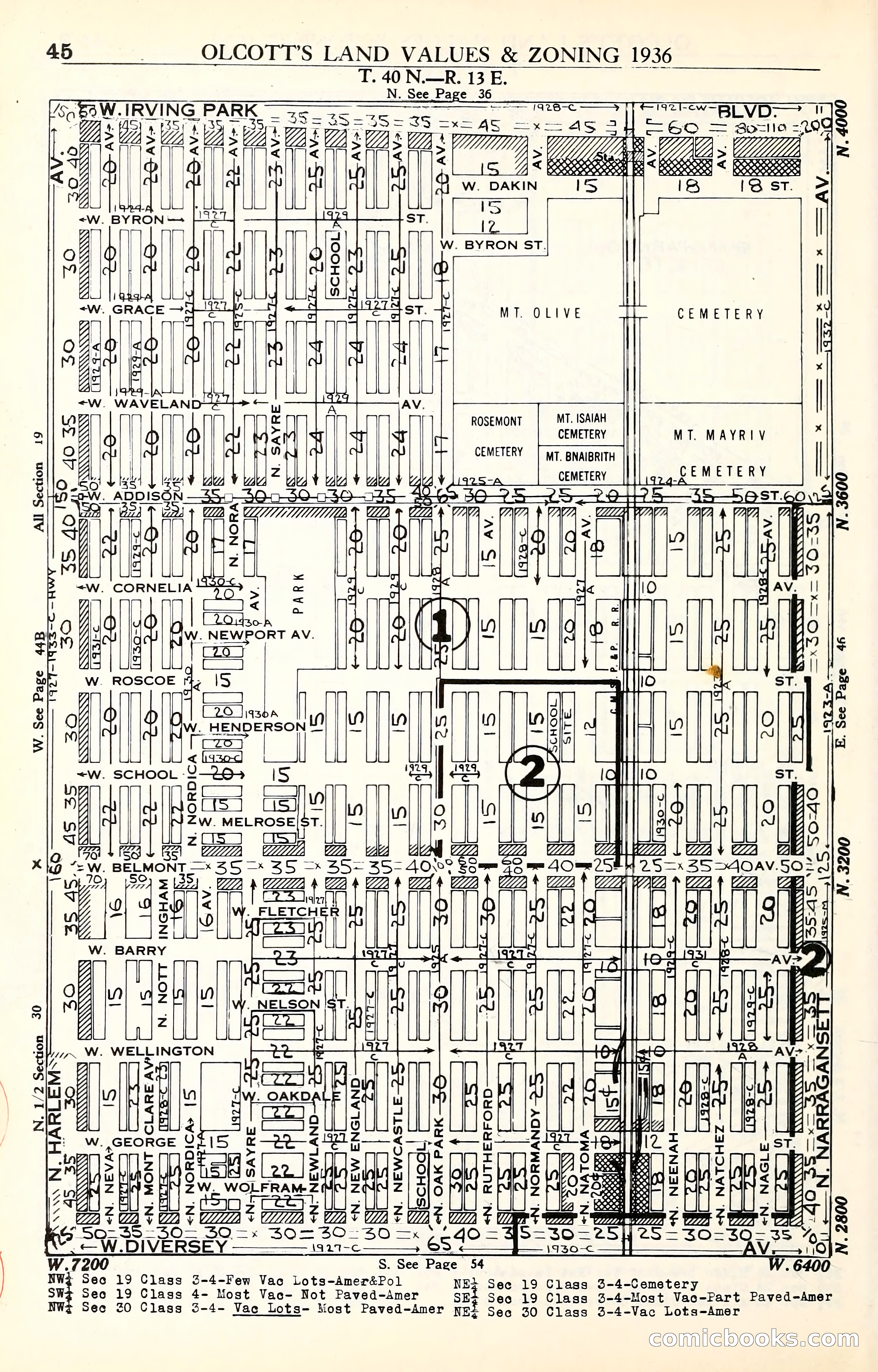 Olcott's Land Values Blue Book of Chicago — page 193 of 399