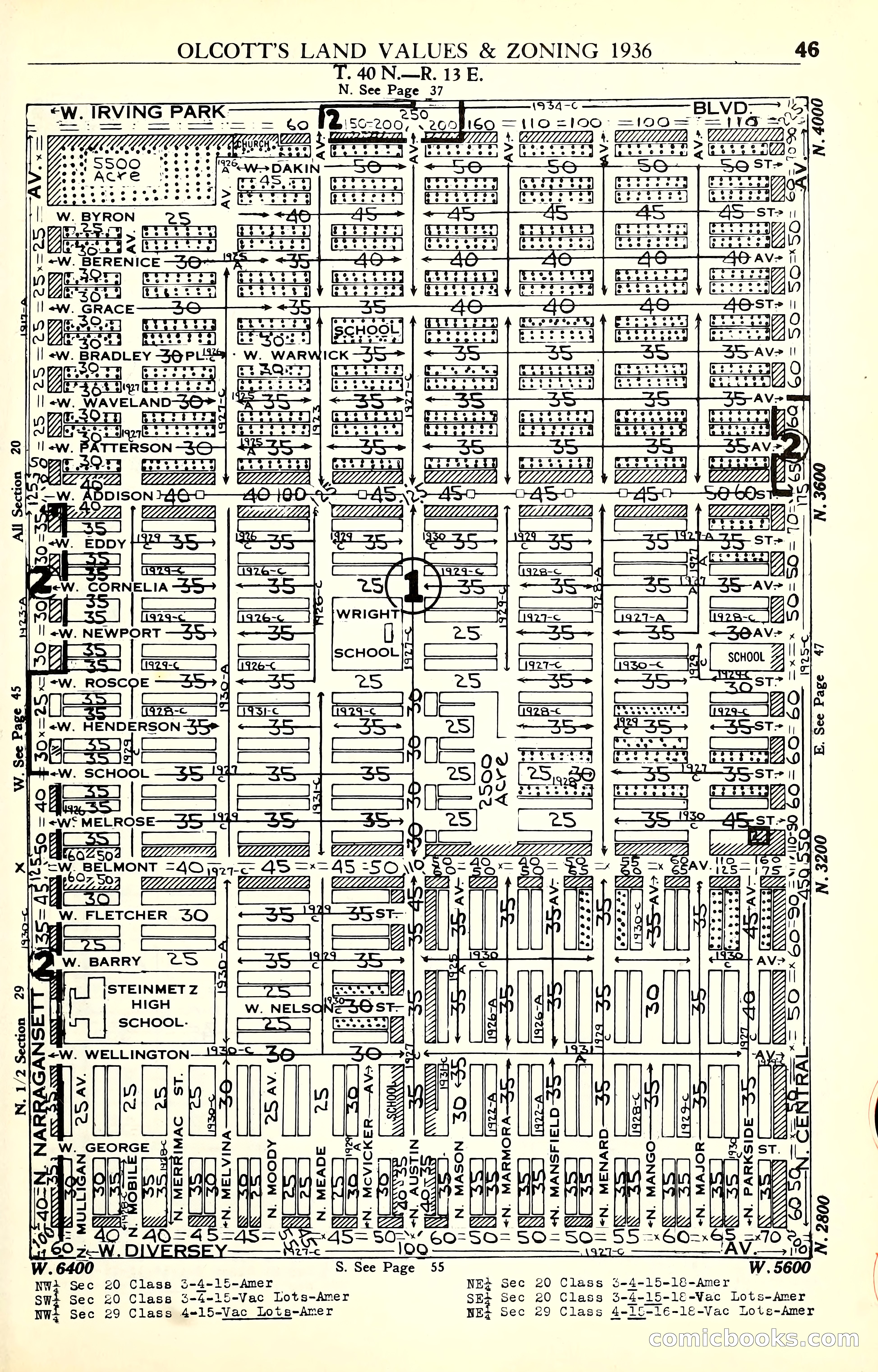 Olcott's Land Values Blue Book of Chicago — page 194 of 399