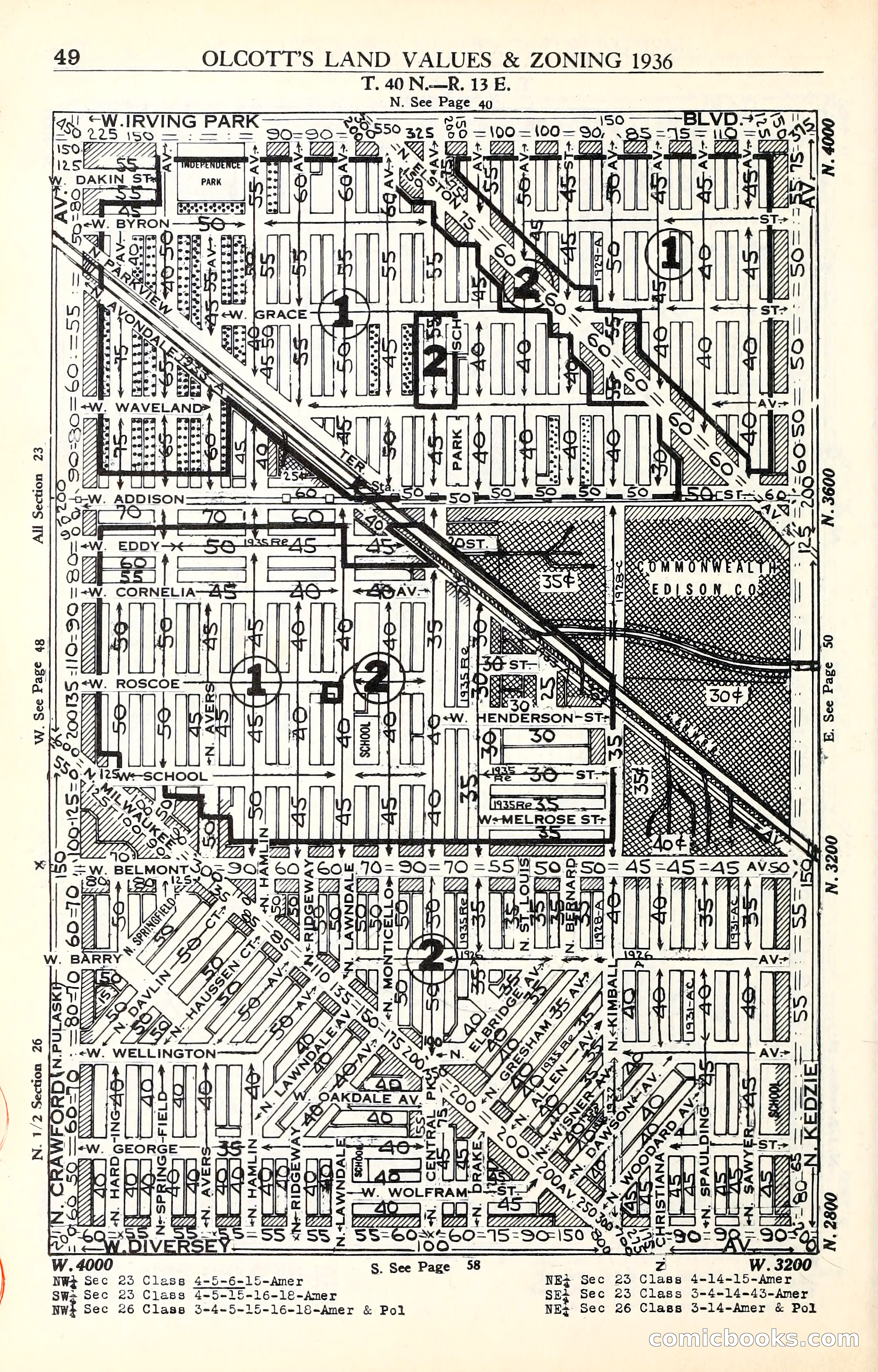 Olcott's Land Values Blue Book of Chicago — page 197 of 399