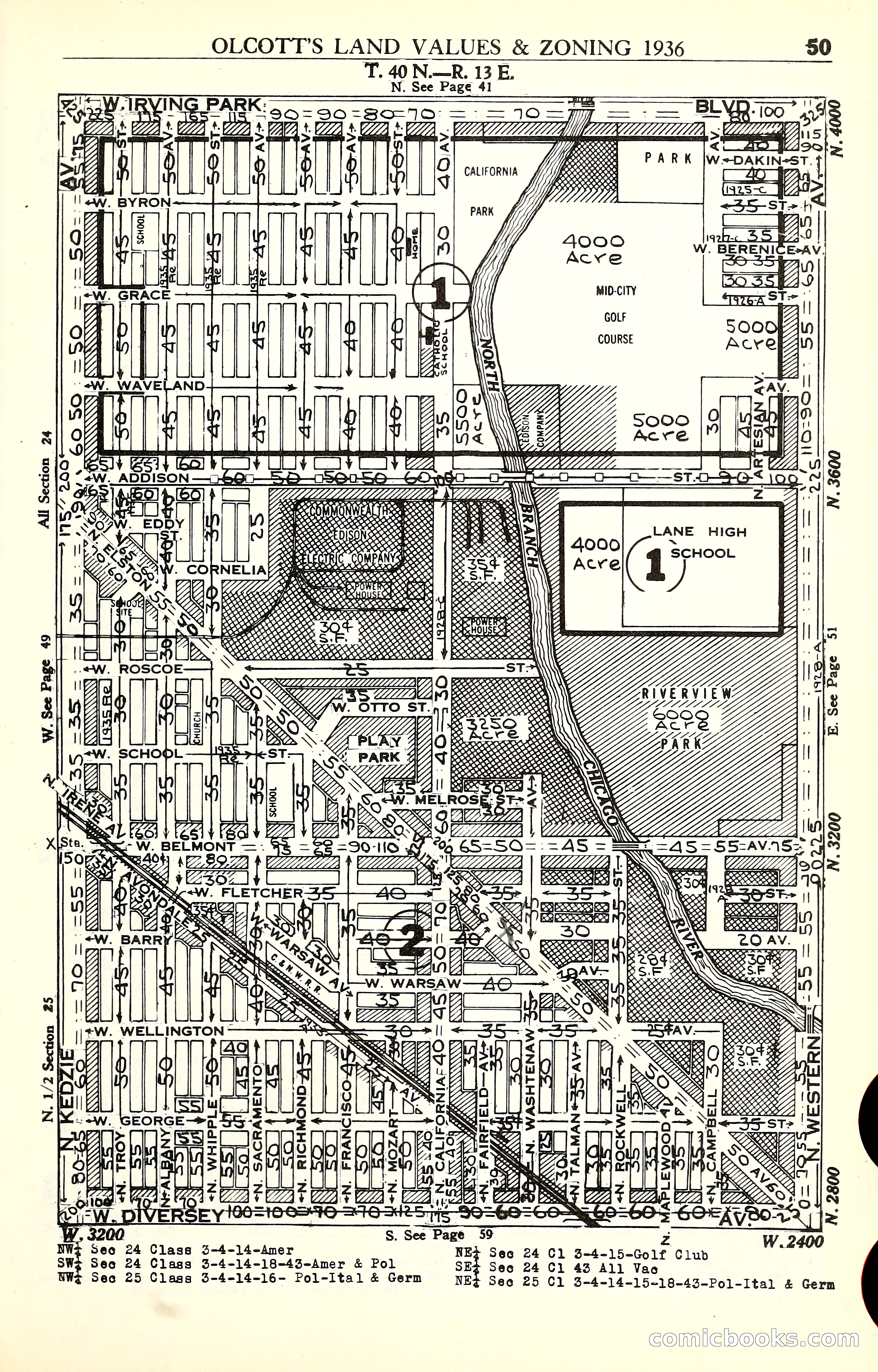 Olcott's Land Values Blue Book of Chicago — page 198 of 399