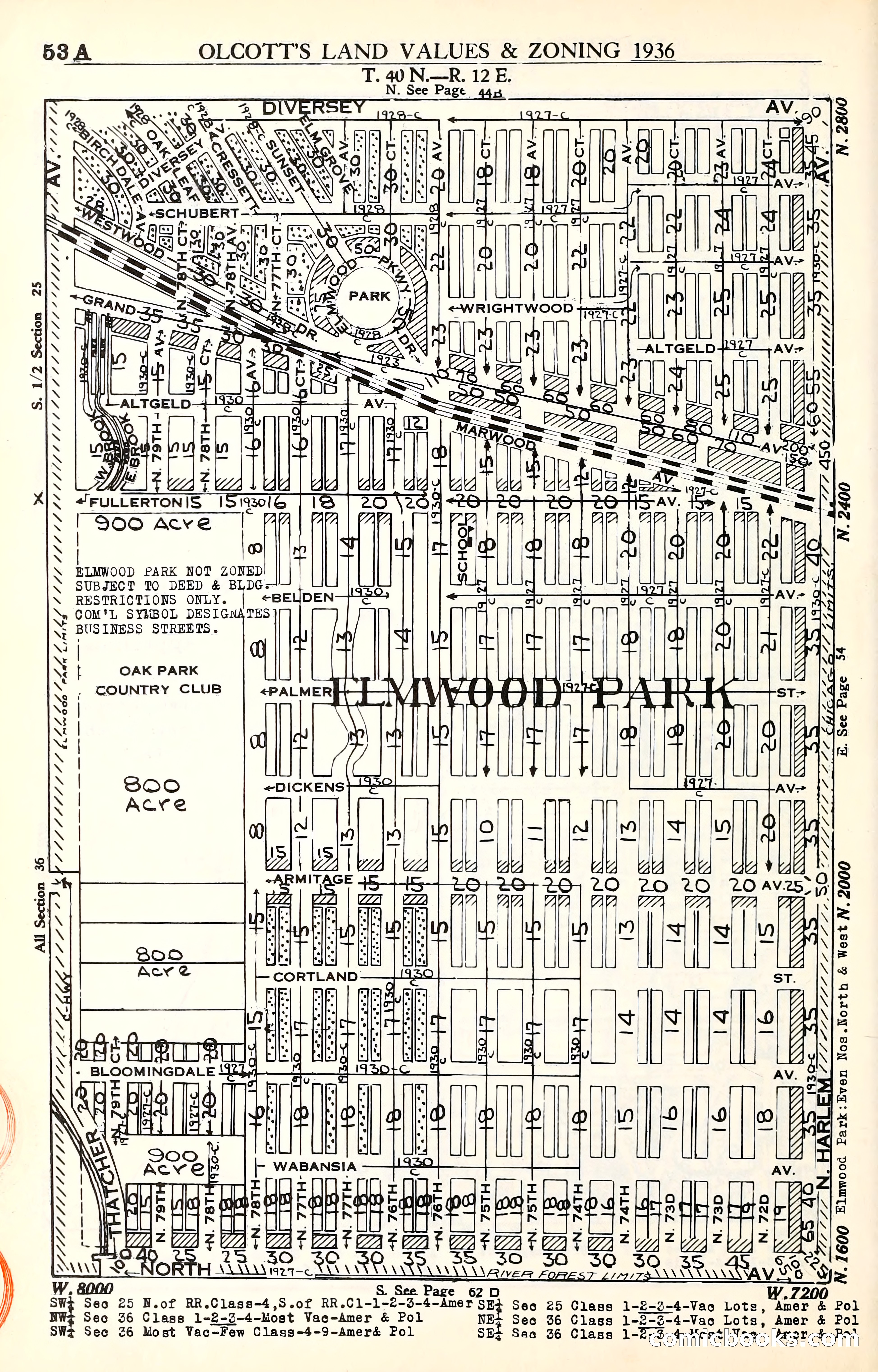Olcott's Land Values Blue Book of Chicago — page 203 of 399