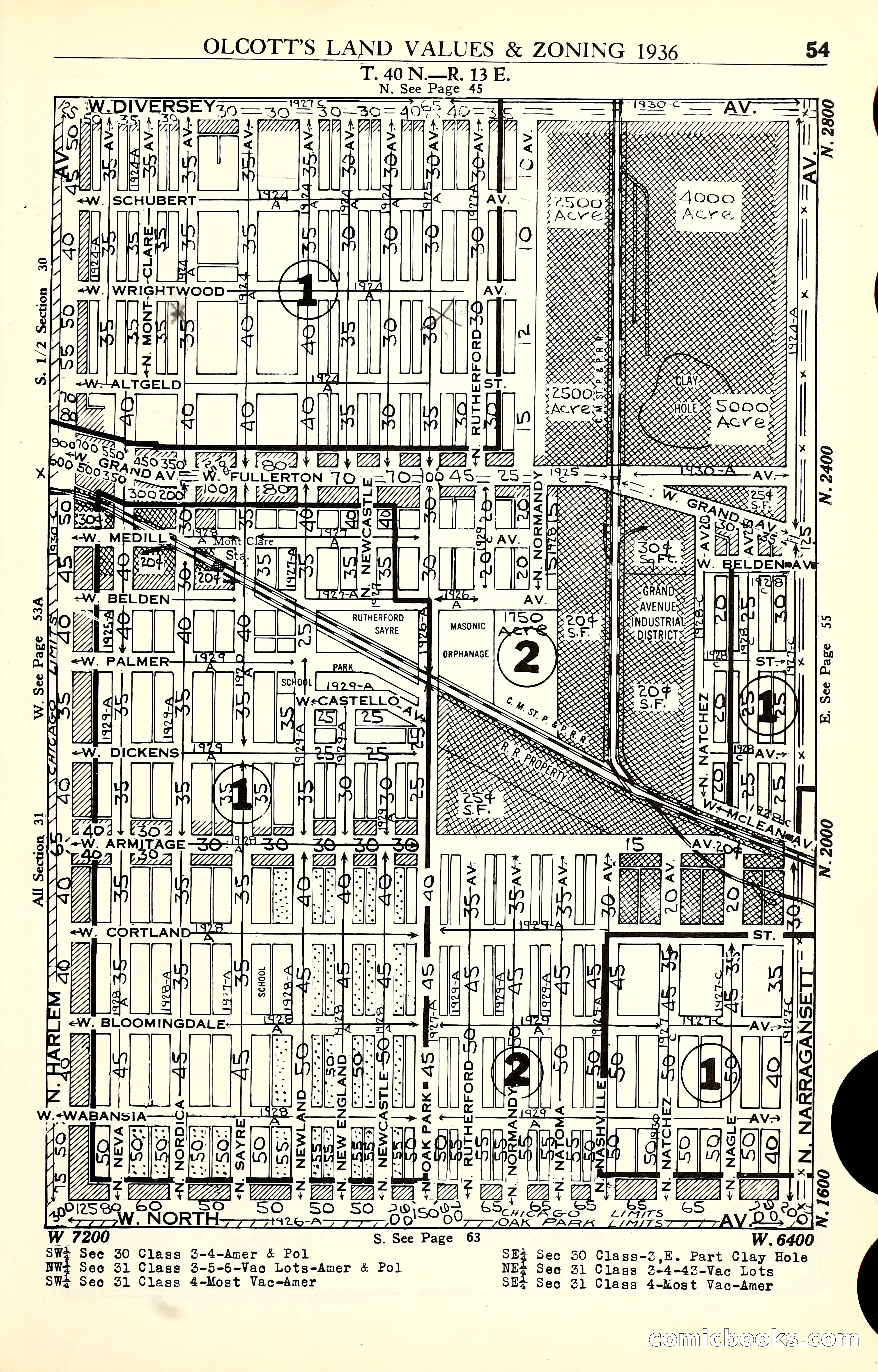 Olcott's Land Values Blue Book of Chicago — page 204 of 399