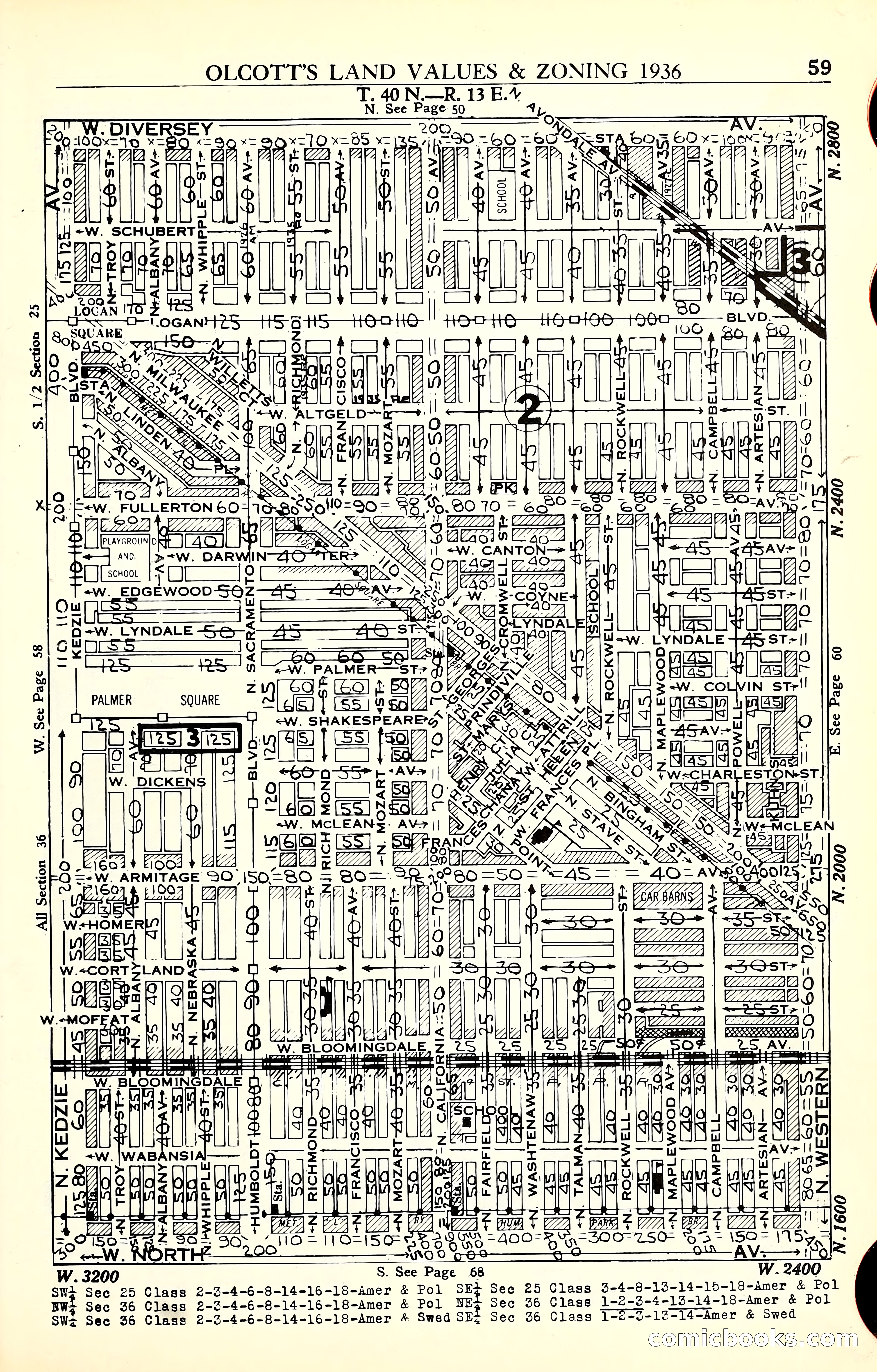 Olcott's Land Values Blue Book of Chicago — page 212 of 399
