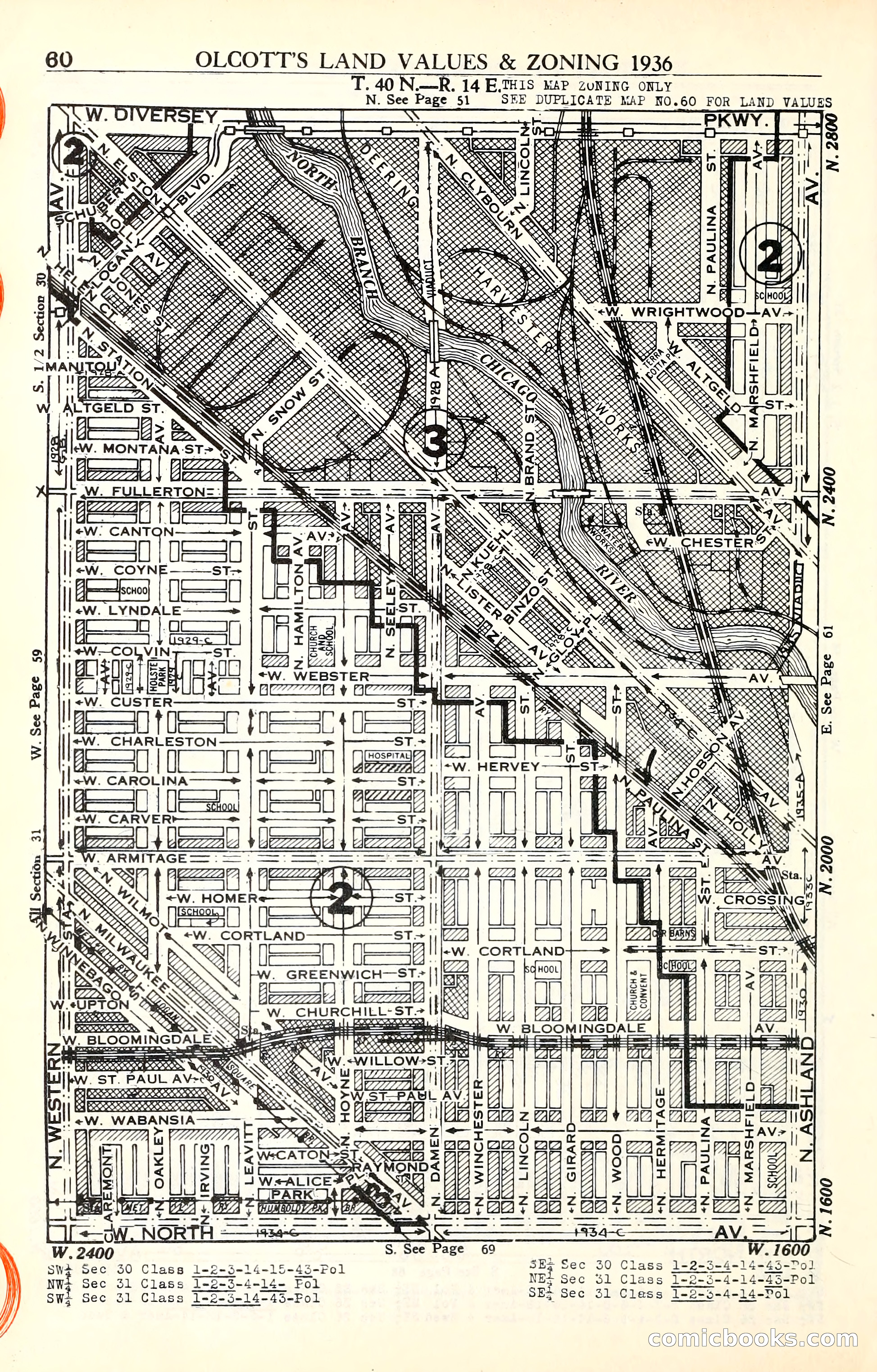 Olcott's Land Values Blue Book of Chicago — page 213 of 399