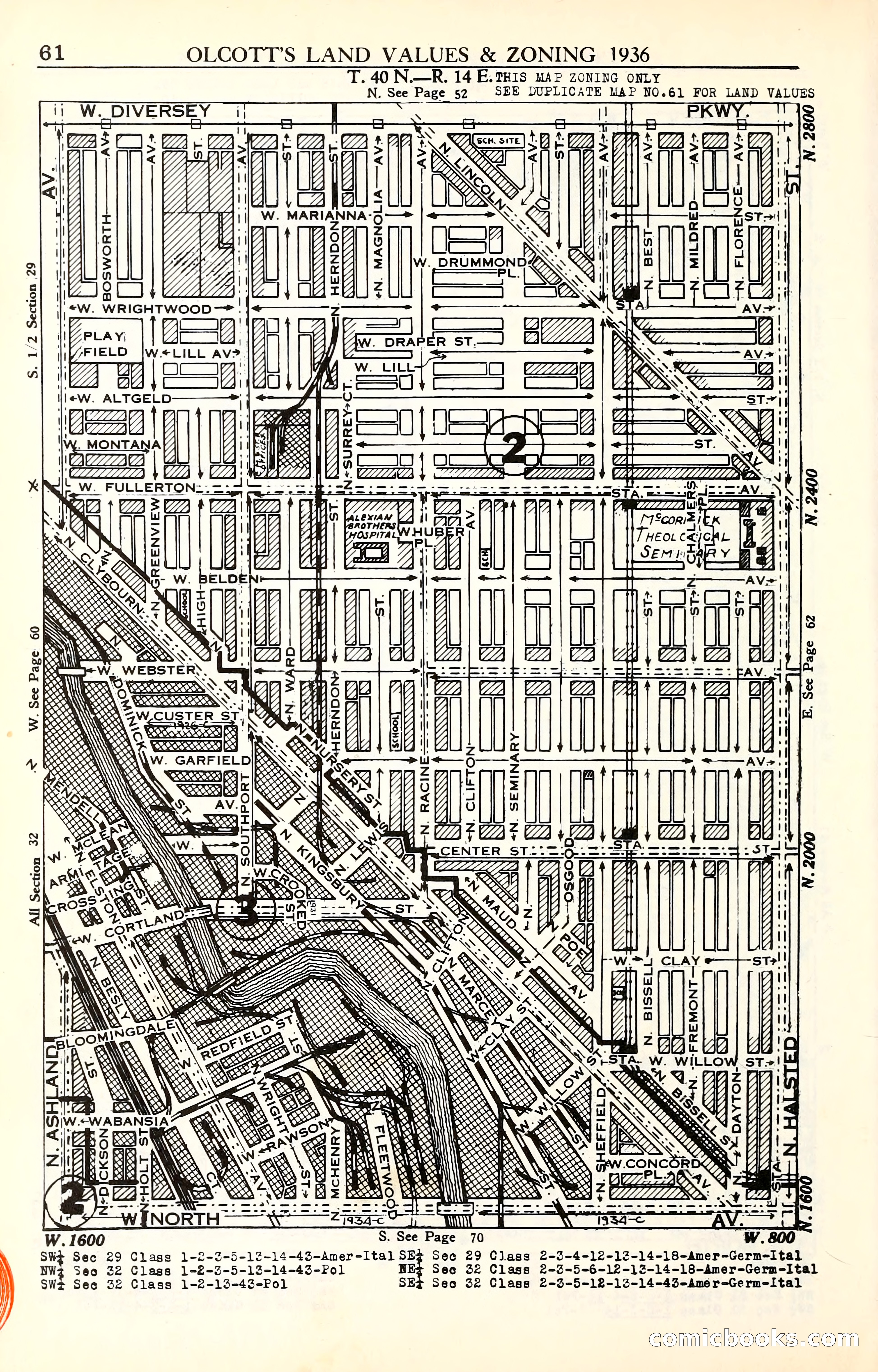 Olcott's Land Values Blue Book of Chicago — page 215 of 399