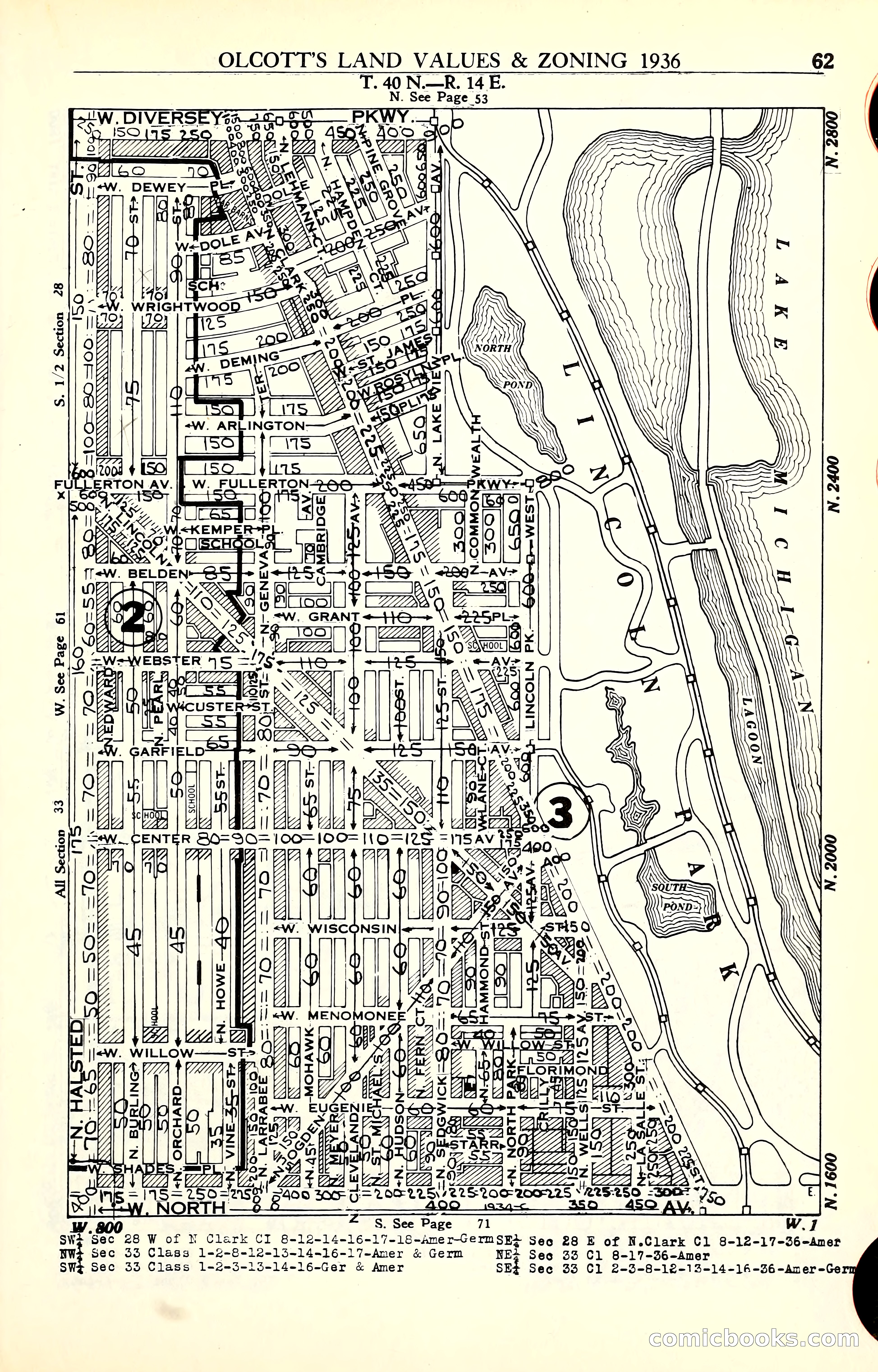 Olcott's Land Values Blue Book of Chicago — page 218 of 399