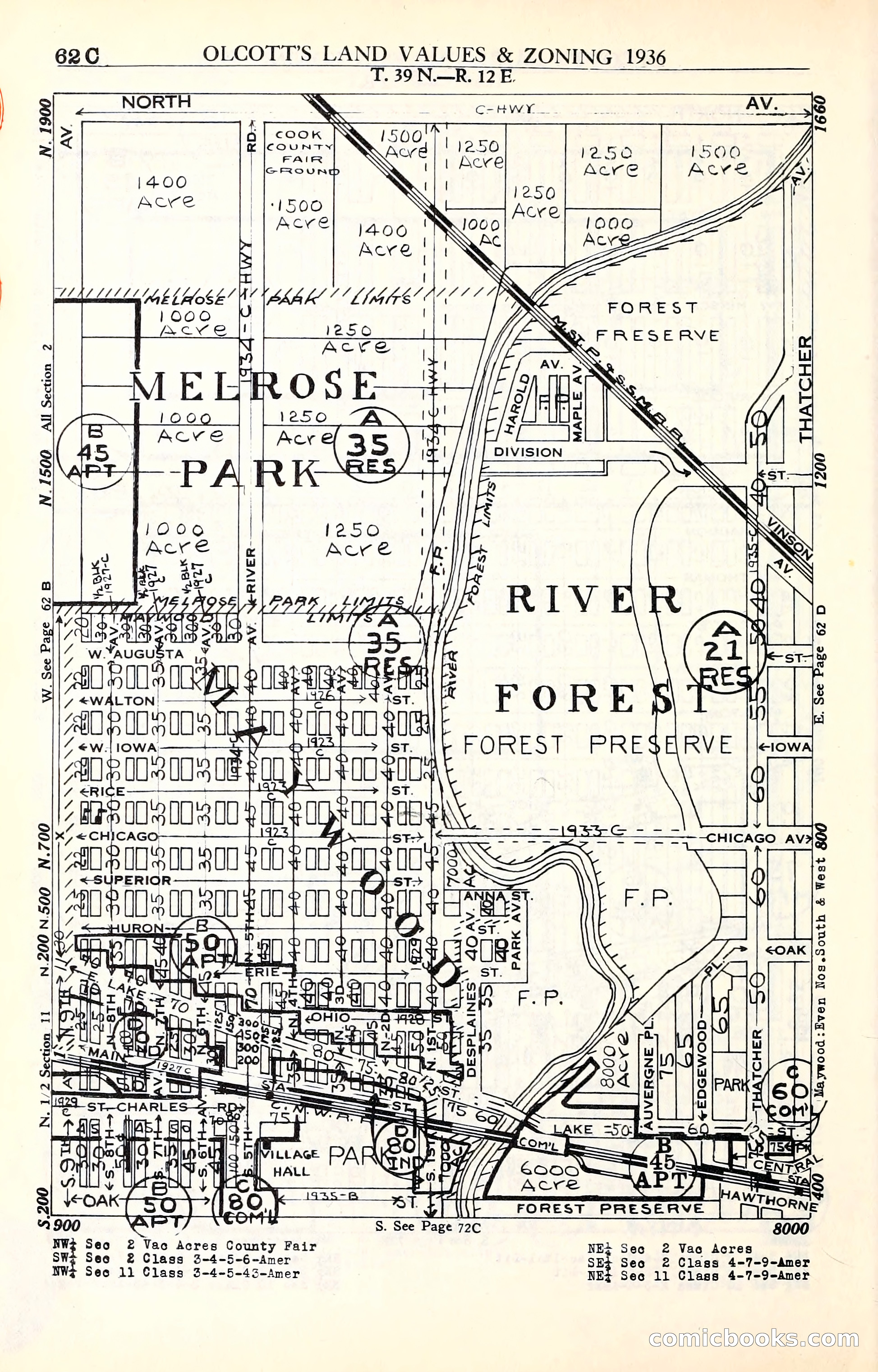 Olcott's Land Values Blue Book of Chicago — page 221 of 399