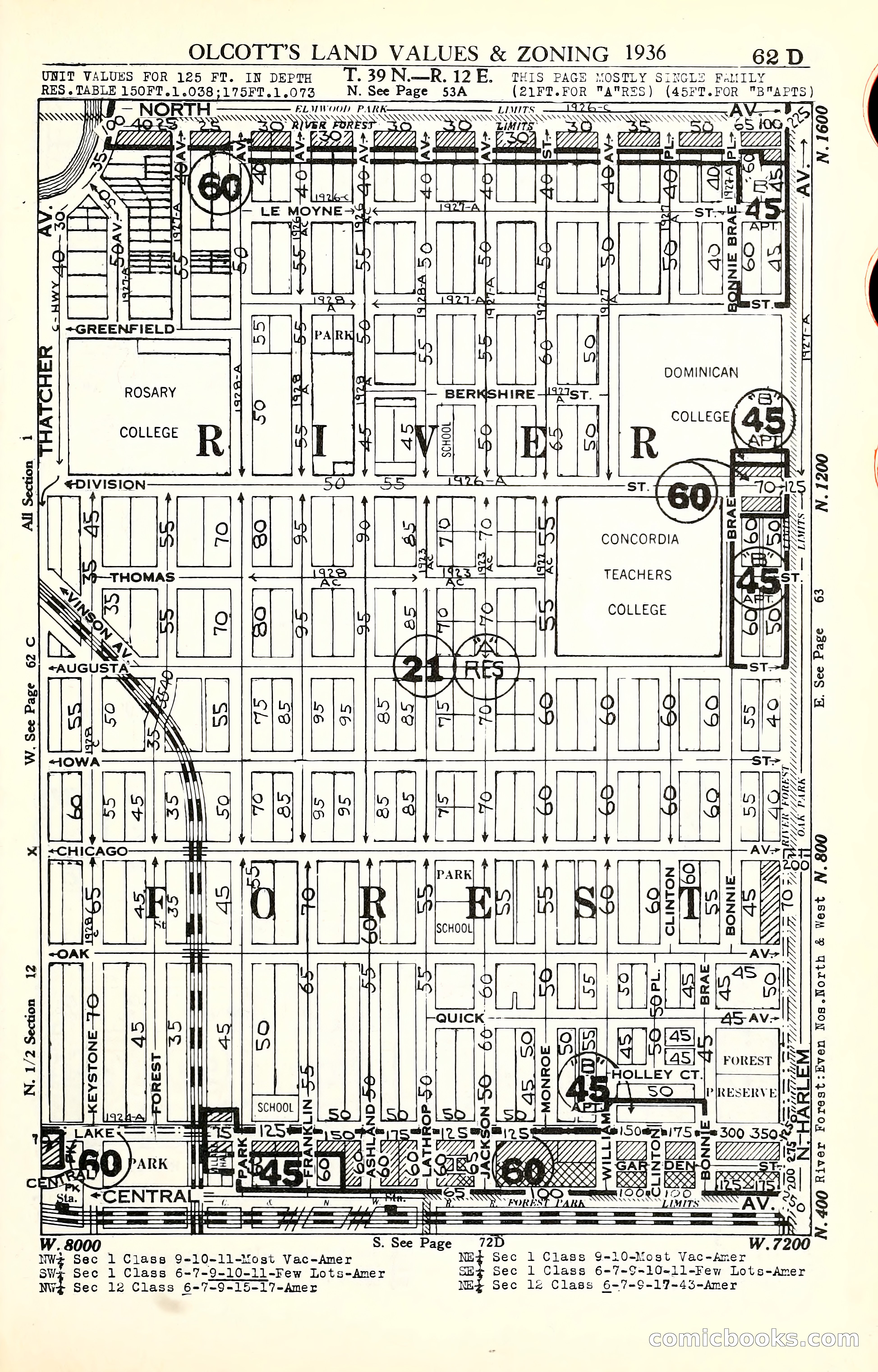 Olcott's Land Values Blue Book of Chicago — page 222 of 399