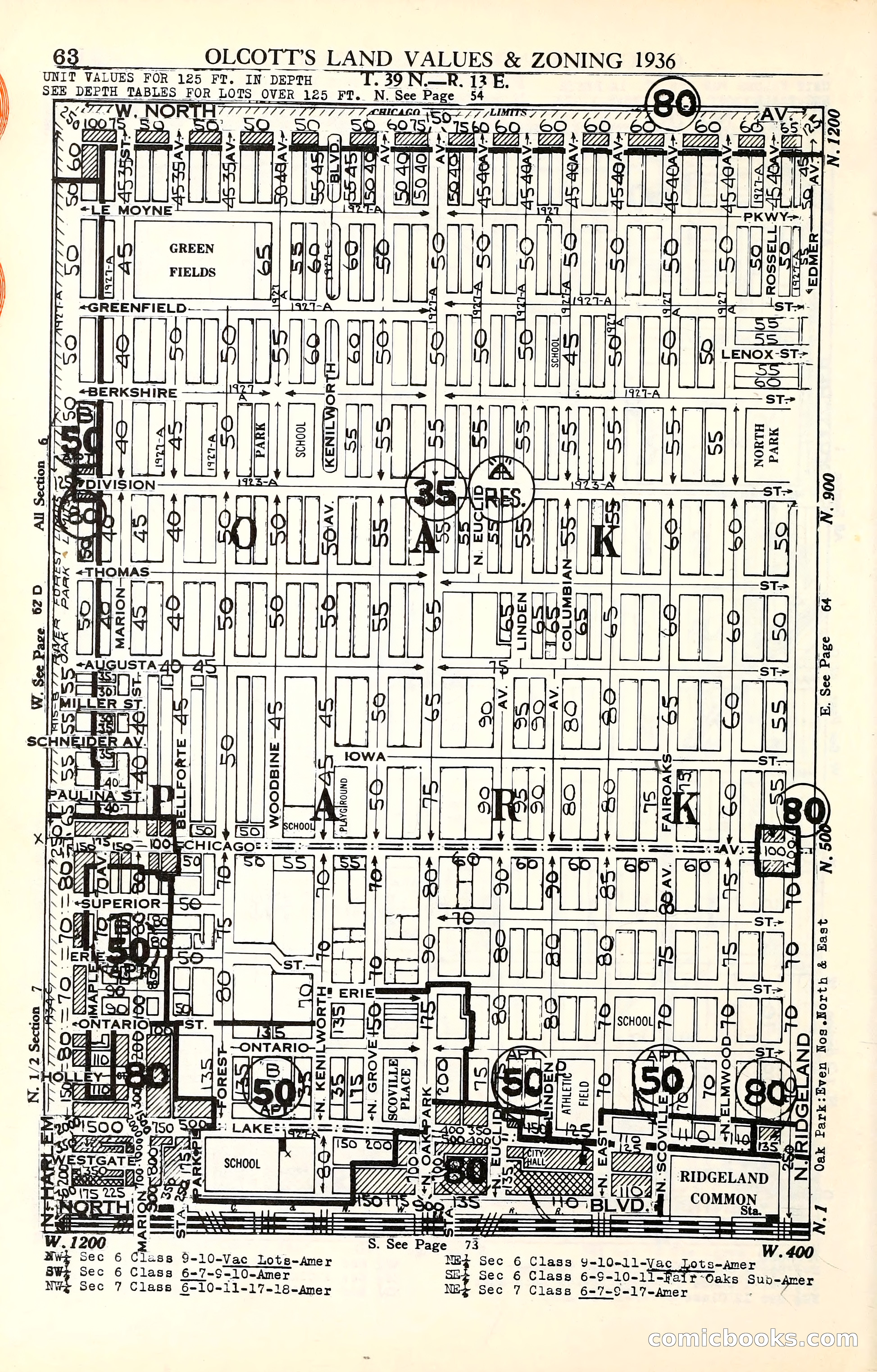Olcott's Land Values Blue Book of Chicago — page 223 of 399