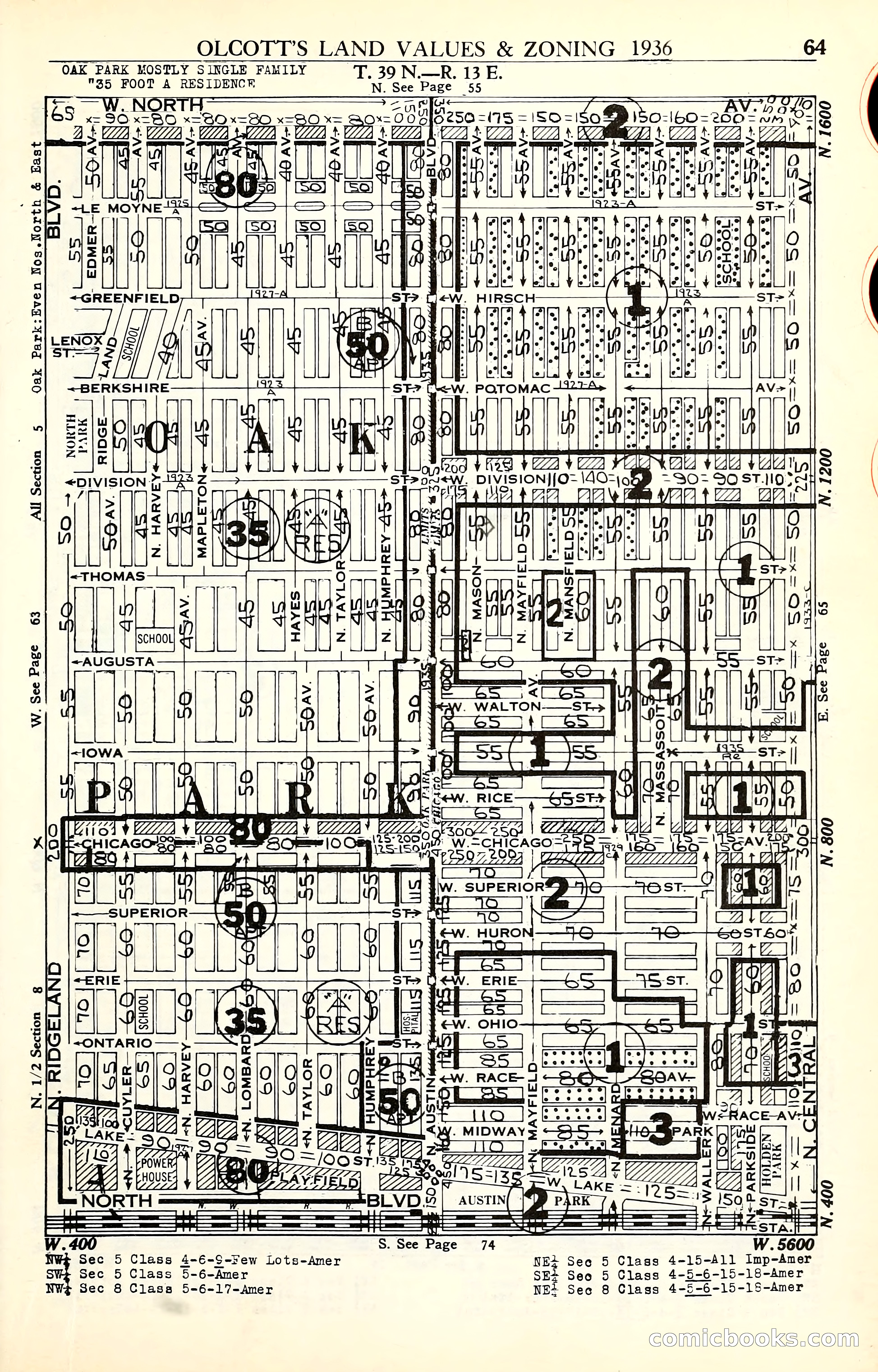 Olcott's Land Values Blue Book of Chicago — page 224 of 399