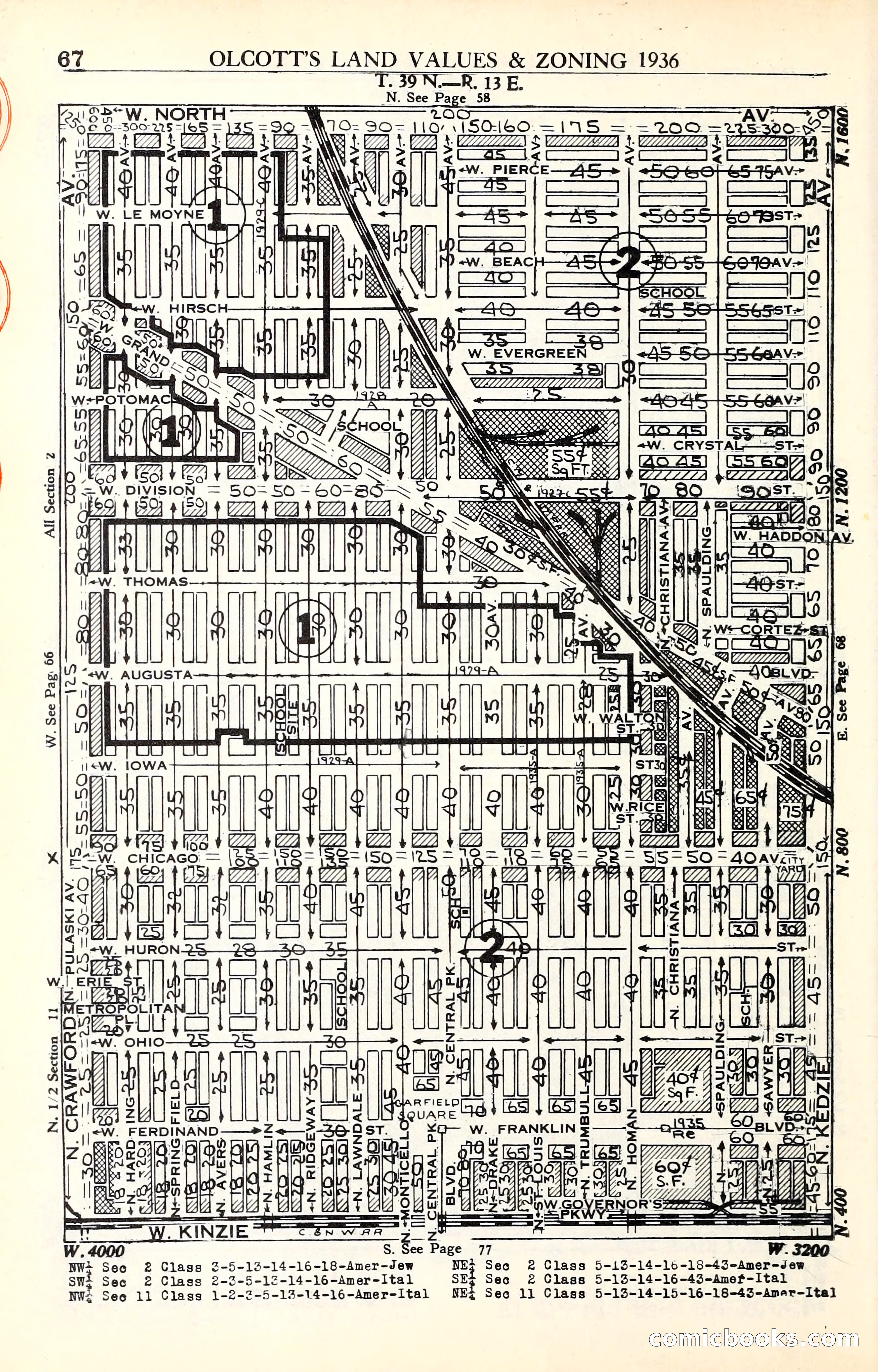 Olcott's Land Values Blue Book of Chicago — page 227 of 399