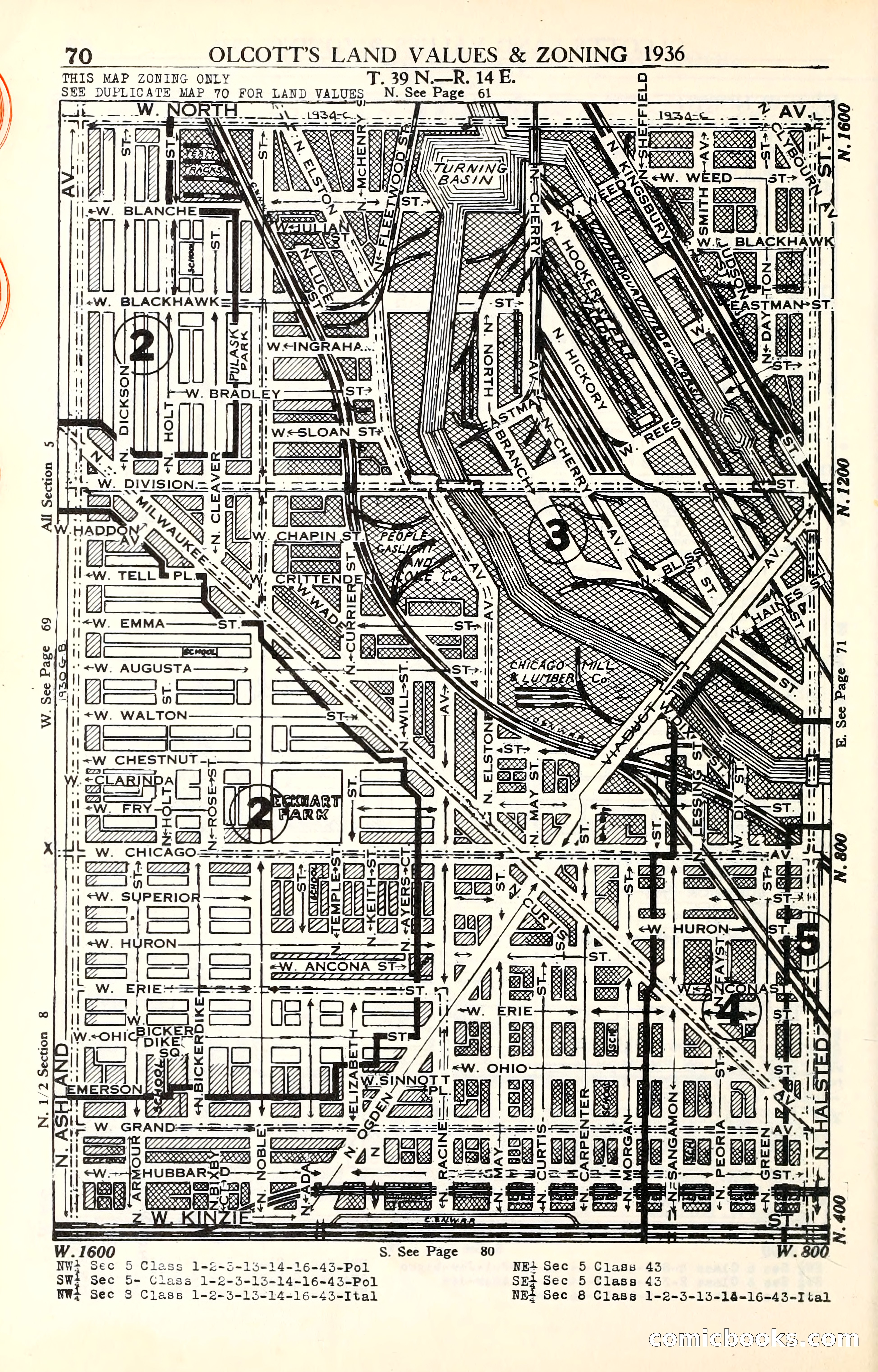 Olcott's Land Values Blue Book of Chicago — page 231 of 399