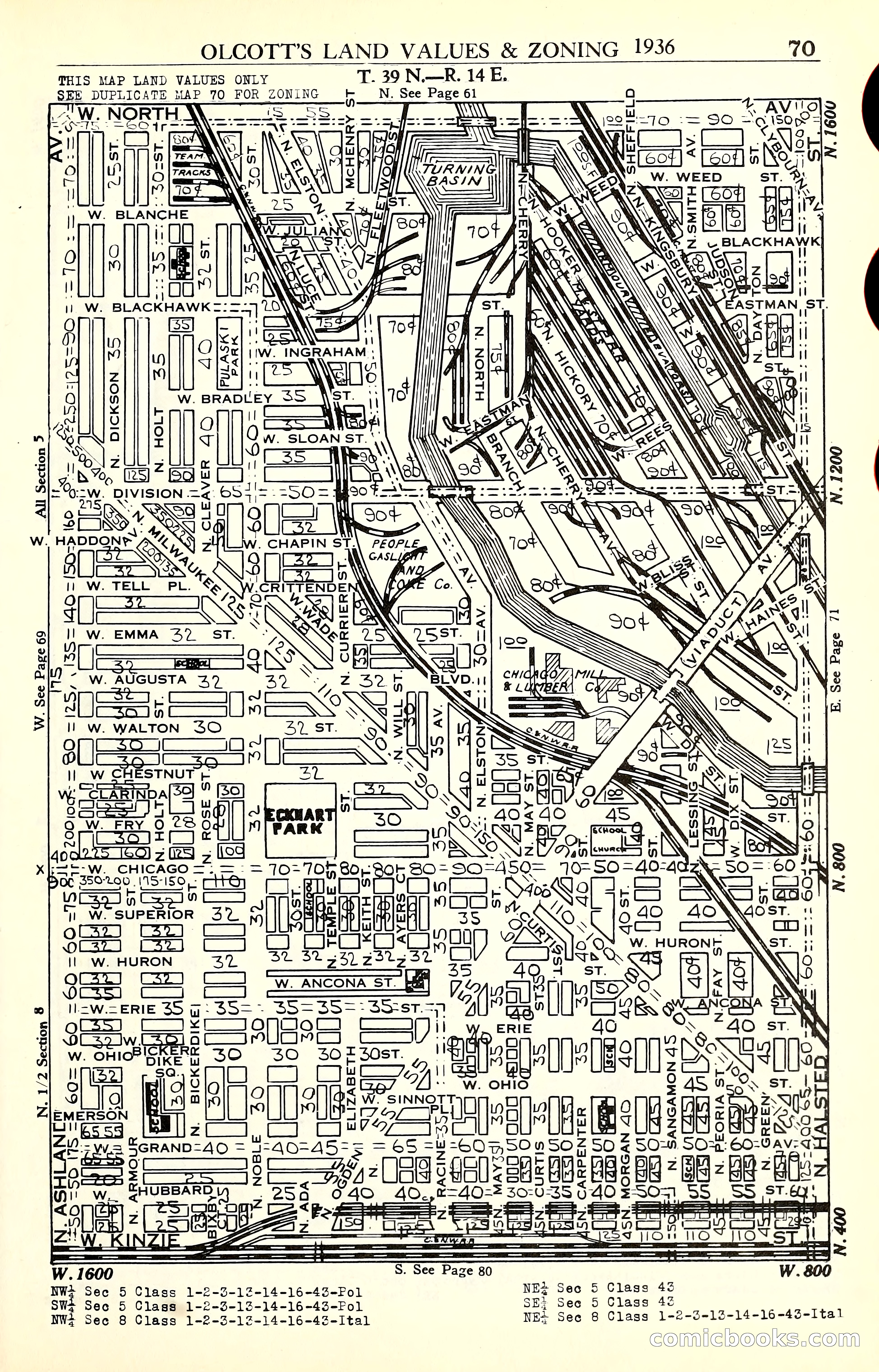 Olcott's Land Values Blue Book of Chicago — page 232 of 399