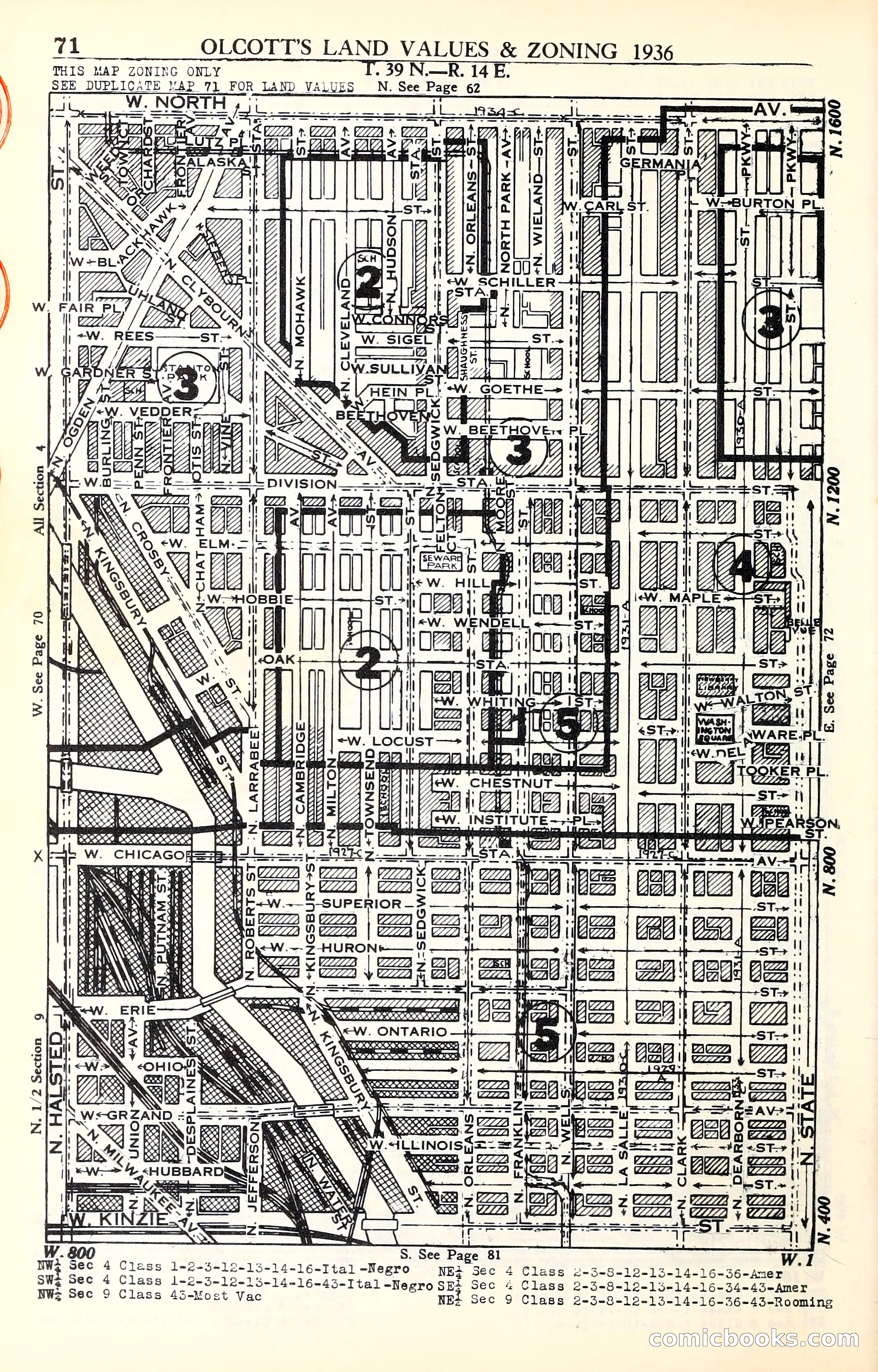 Olcott's Land Values Blue Book of Chicago — page 233 of 399