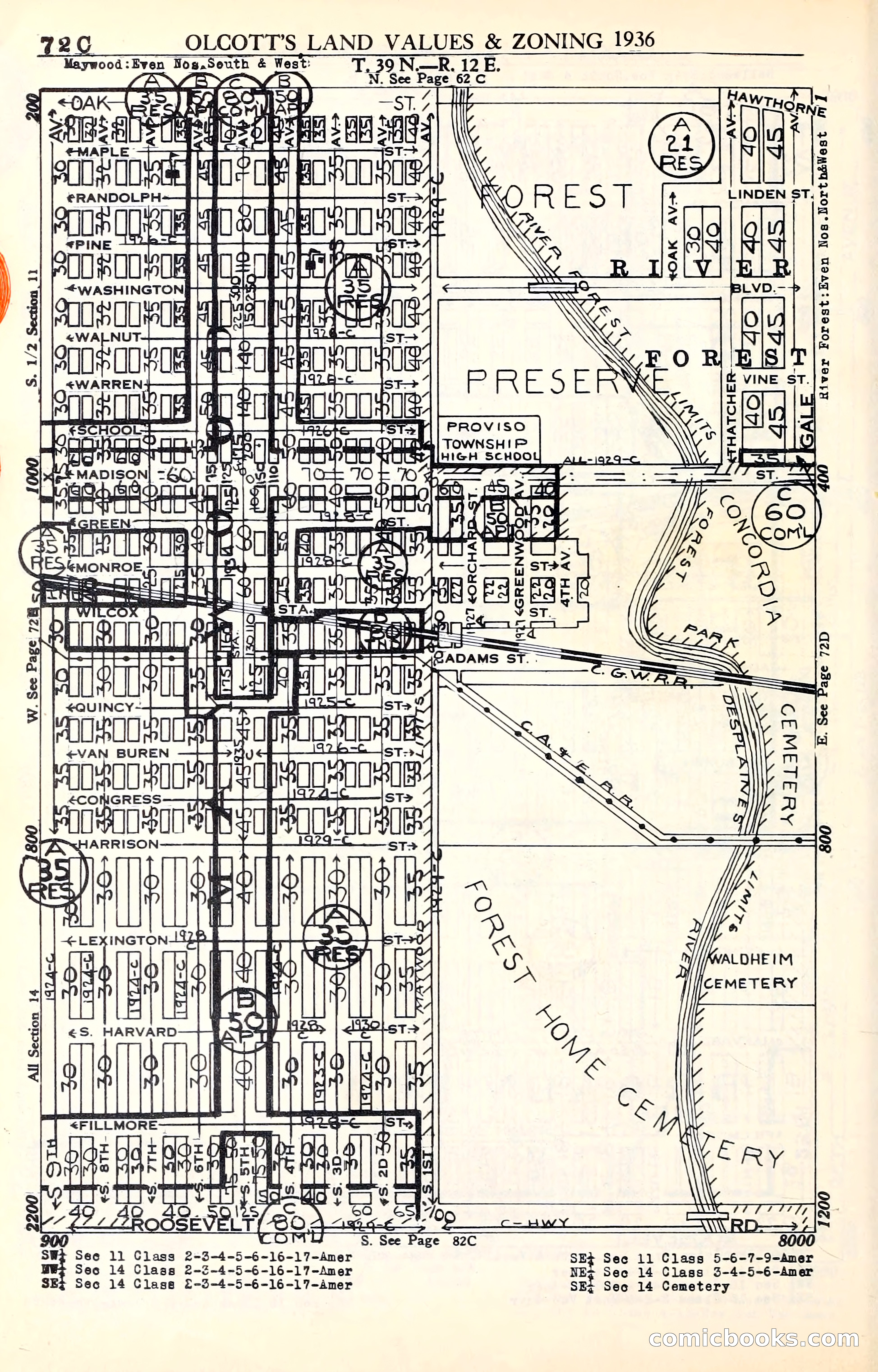 Olcott's Land Values Blue Book of Chicago — page 241 of 399