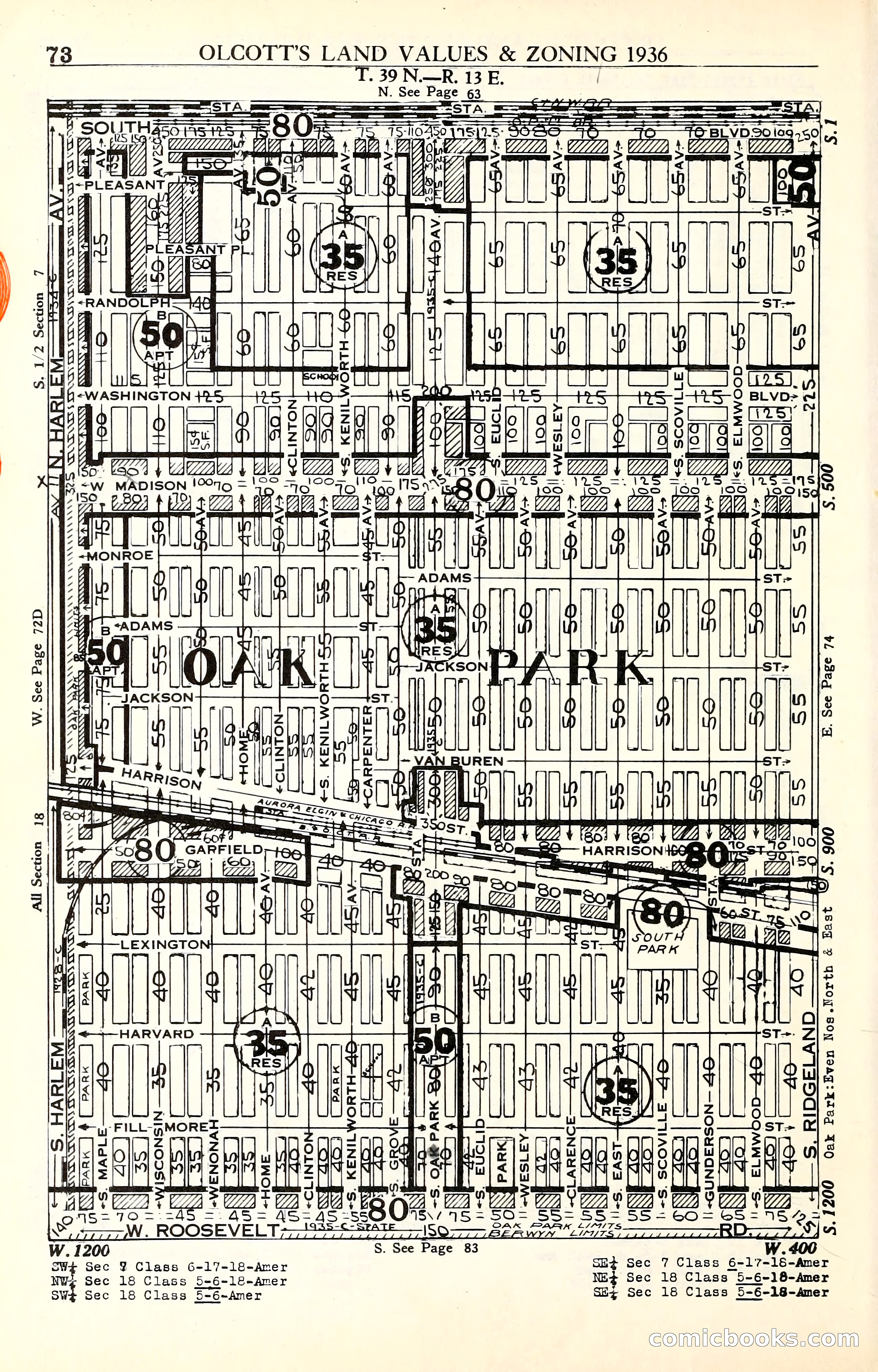 Olcott's Land Values Blue Book of Chicago — page 243 of 399